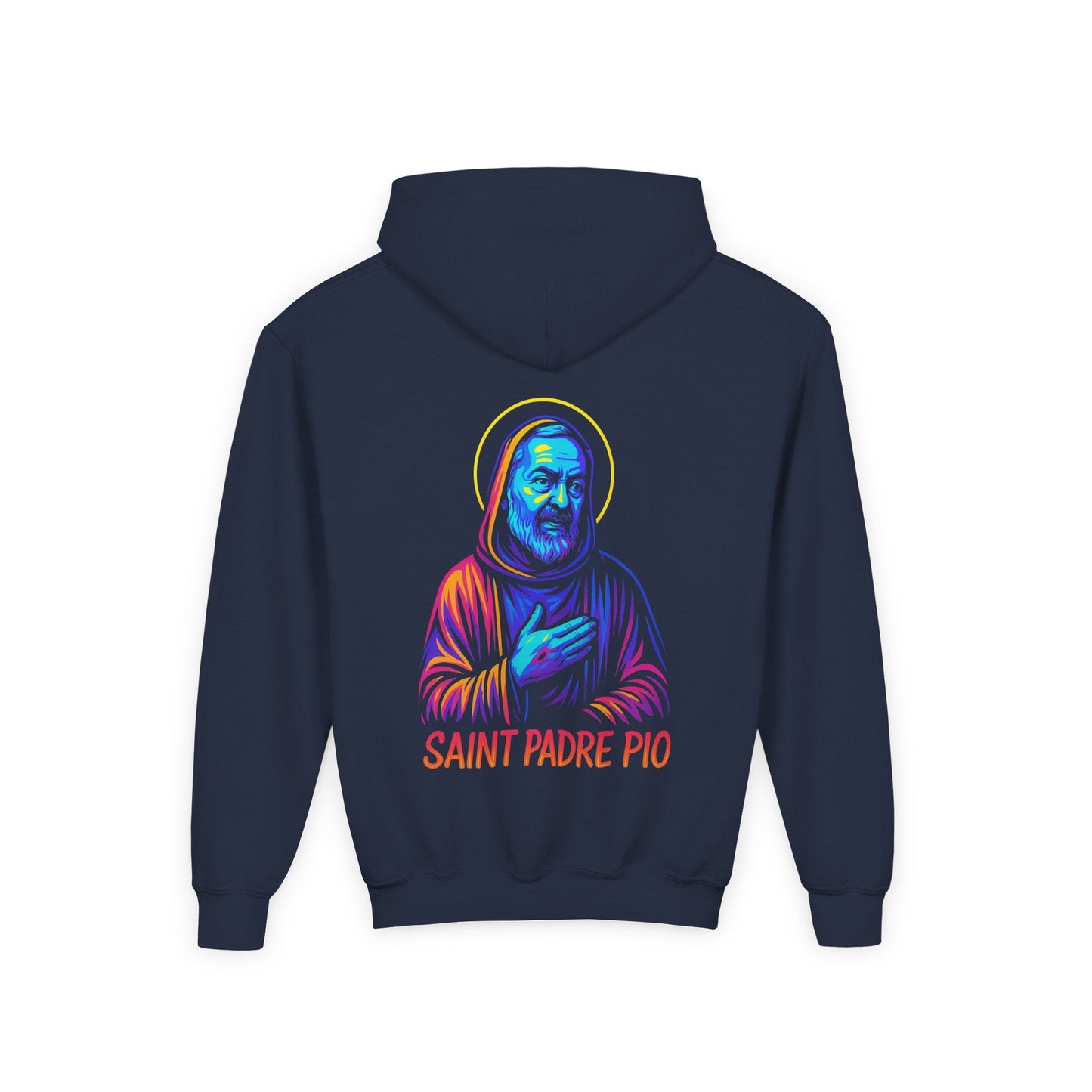 St. Padre Pio | Kids Catholic Hoodie | Pray & Hope