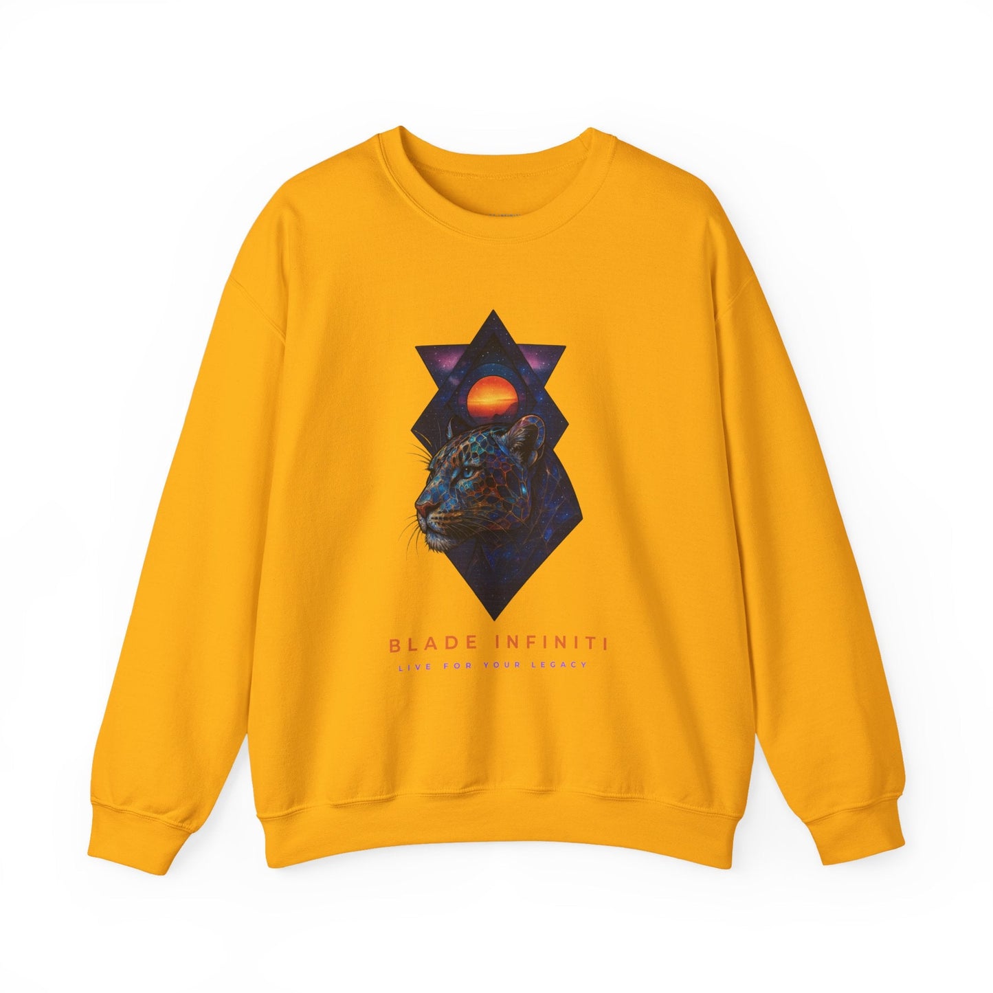 Mosaic Leopard Unisex Crewneck Sweater