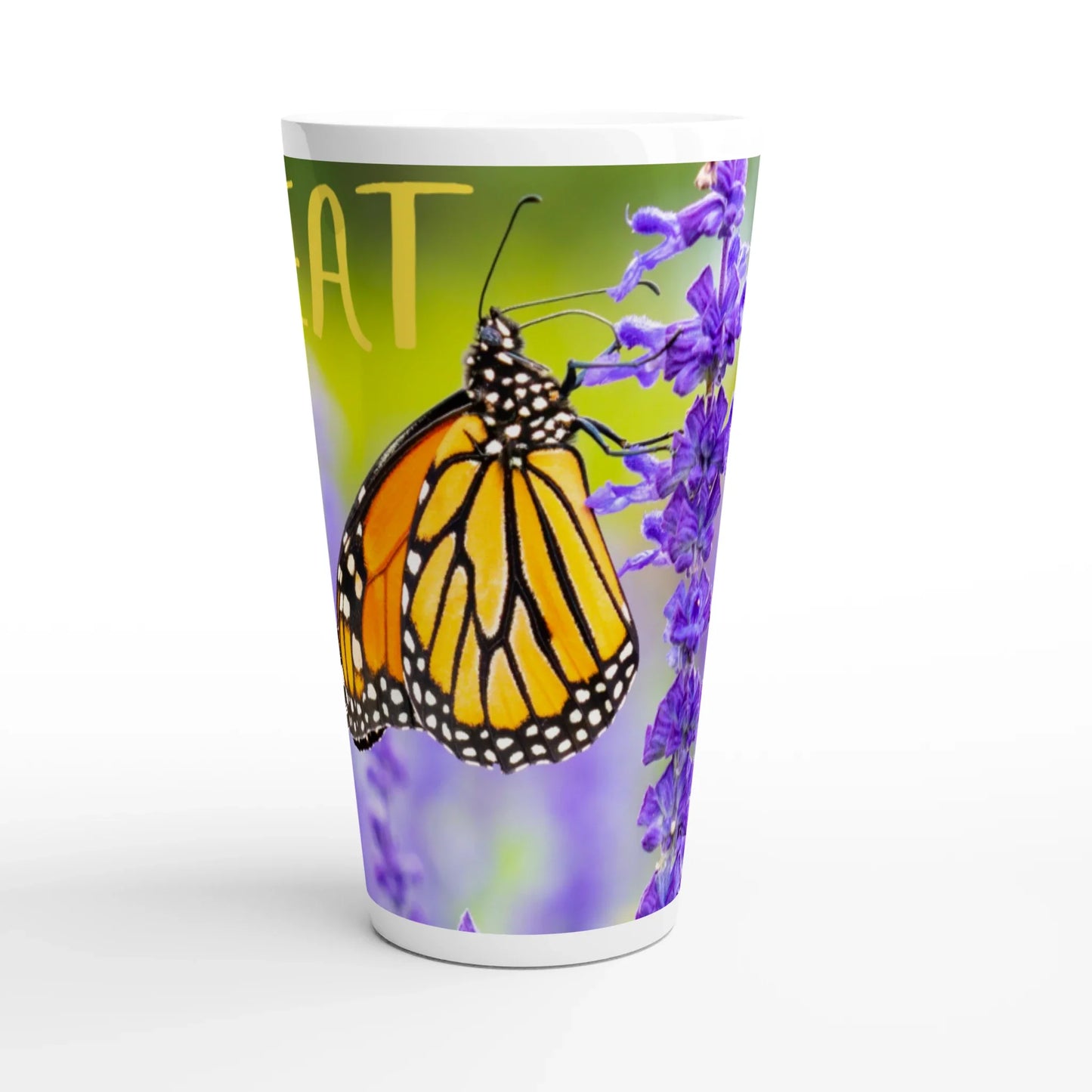White Latte 17oz Ceramic Mug