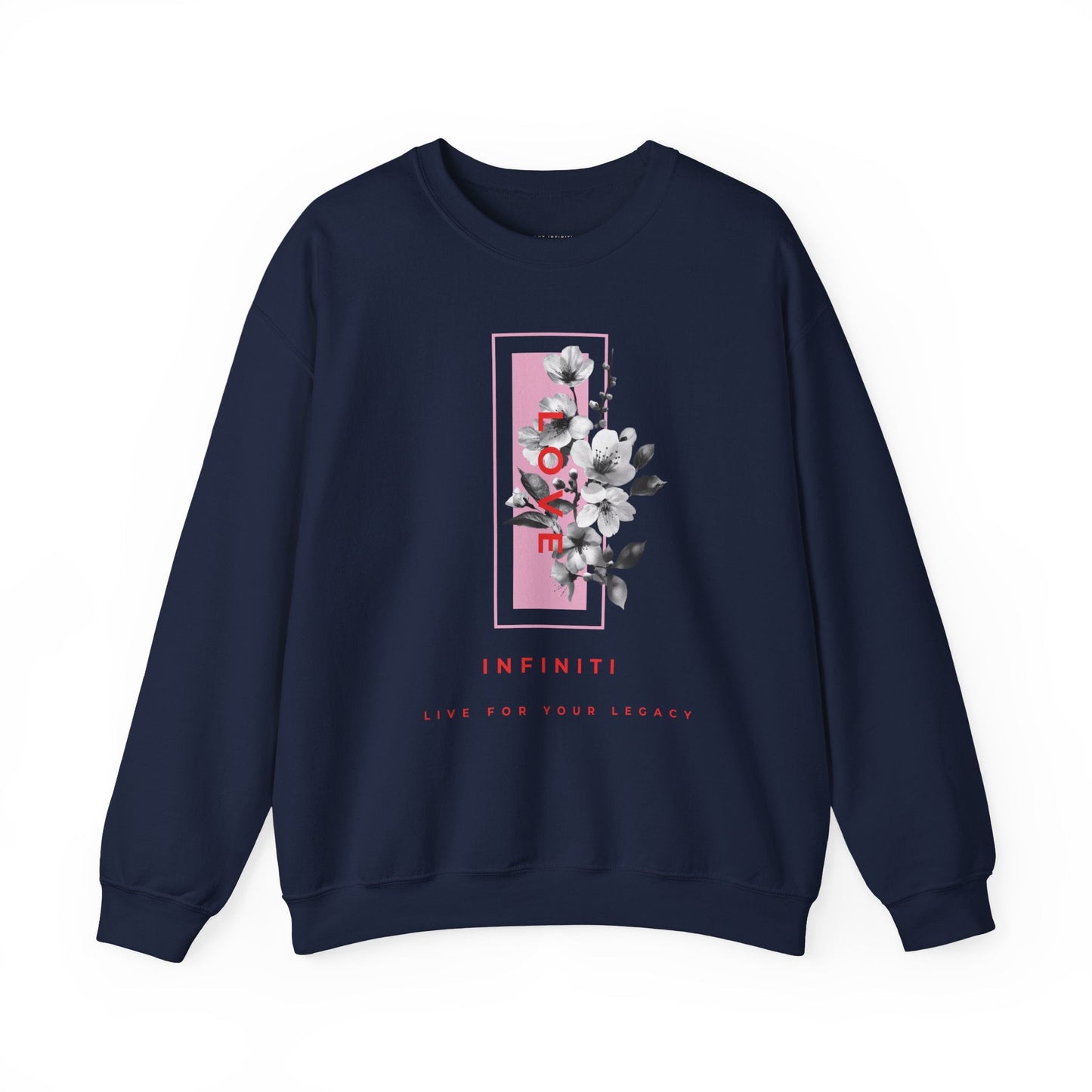 Bloom Bae Red/Pink Floral Love, Infiniti Sweater