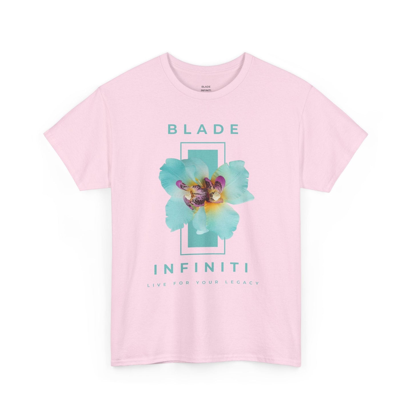 Essence of Infiniti Light Aqua Floral T-Shirt