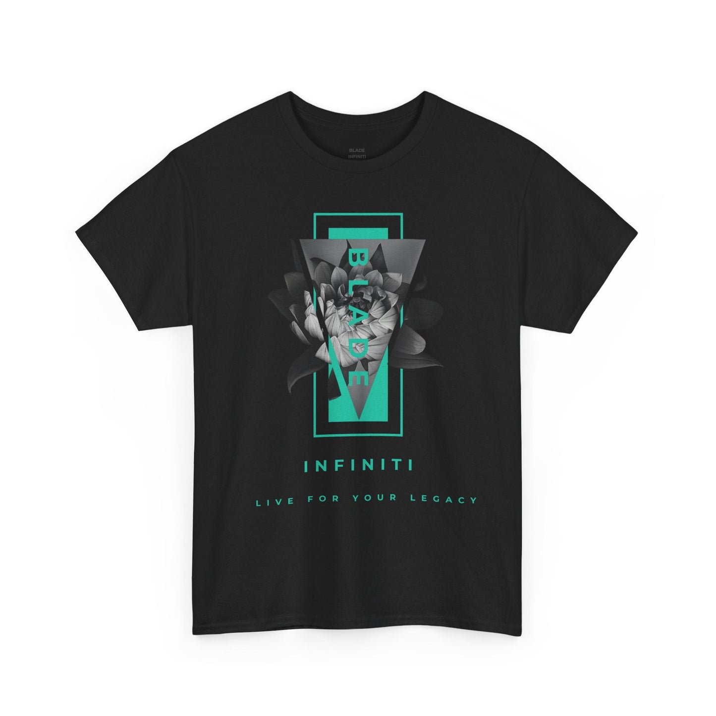 Flora Essence Aqua Teal TX Floral T-Shirt