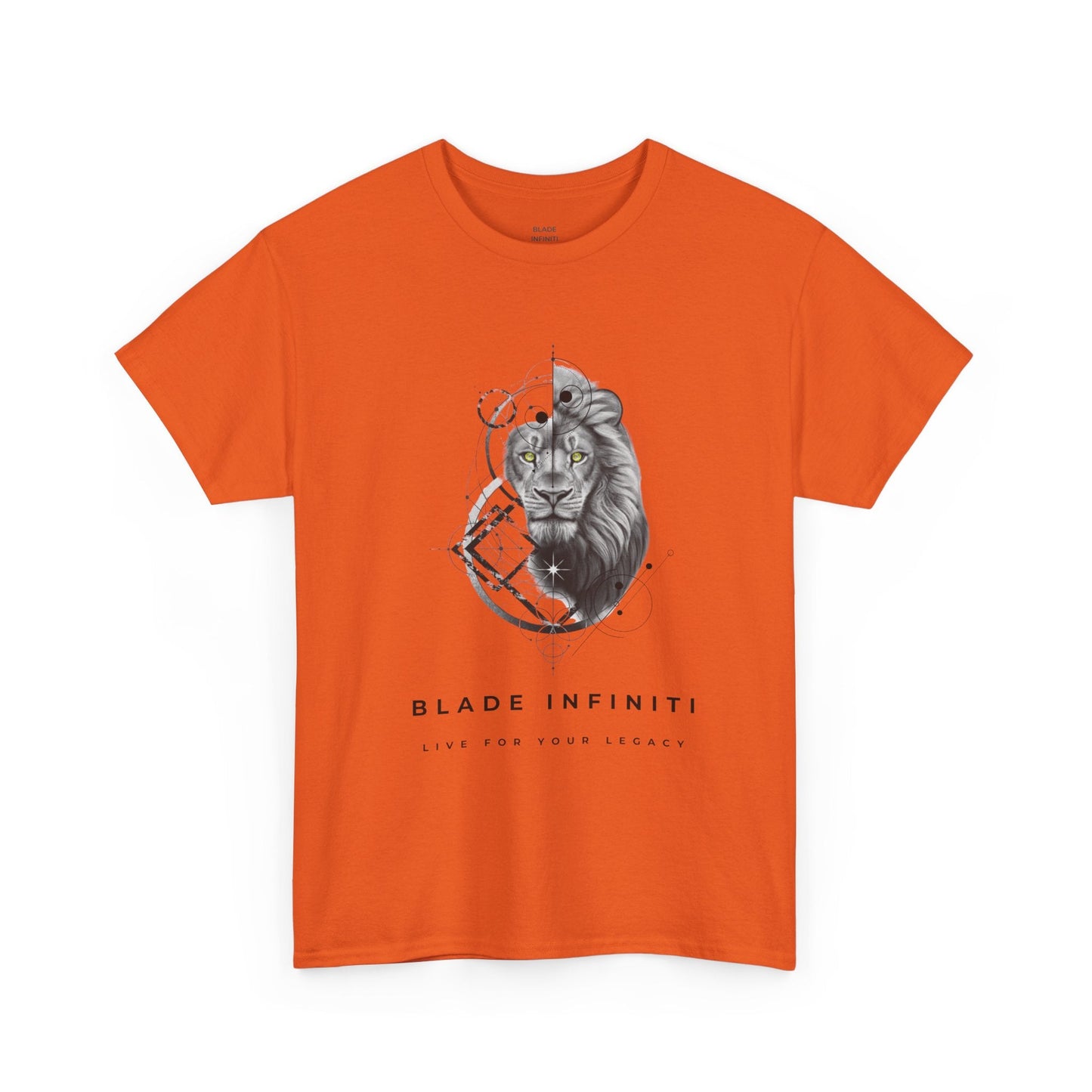 Geometric King Black Version 4 TX Lion T-Shirt