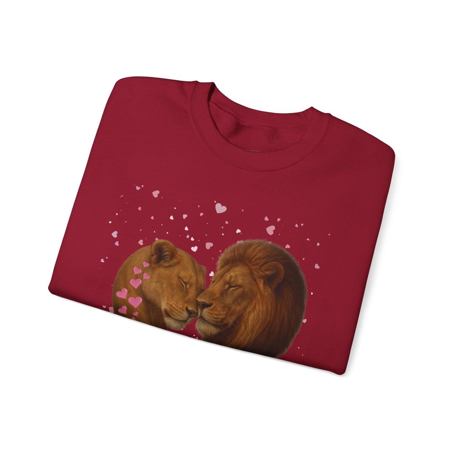 Lion Hearts - Love, Infiniti Unisex Crewneck Sweater