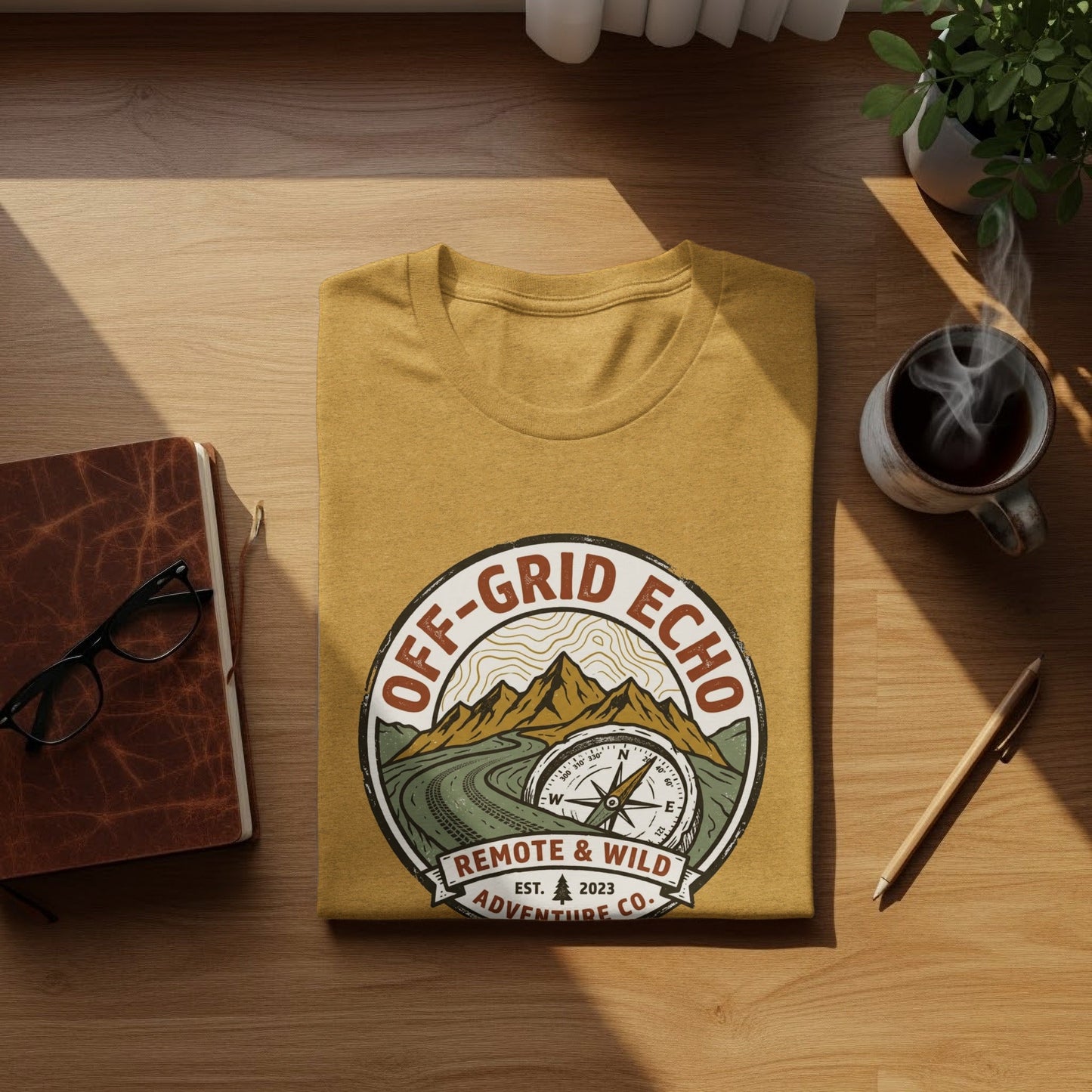 Off-Grid Echo Explorer: The Explorer's Adventure Tee