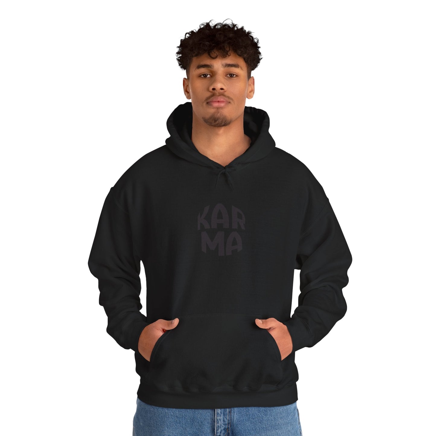 KARMA Unisex Cozy Hoodie, Street Style