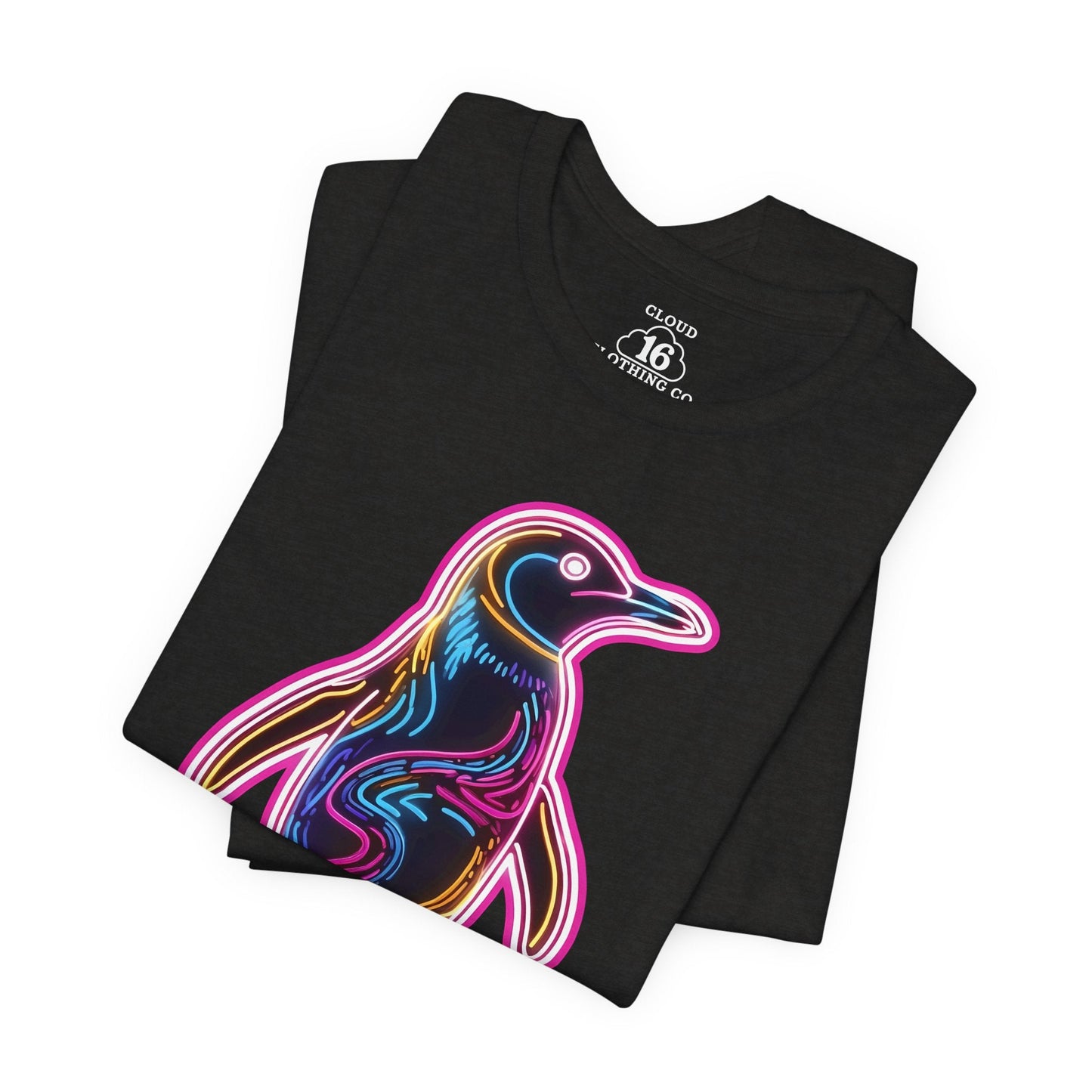 Vibrant Penguin T-Shirt - Cute Animal Graphic Tee for Men & Women - Fun Summer Apparel