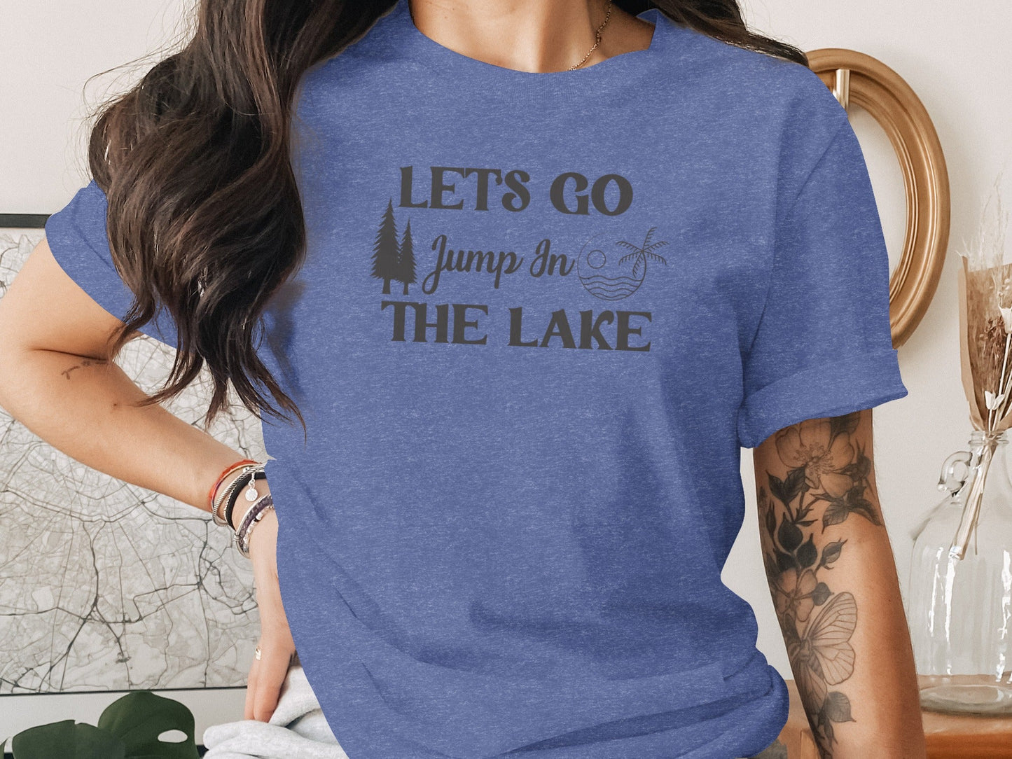 Lets Go Jump In The Lake Outdoors Adventure T-Shirt