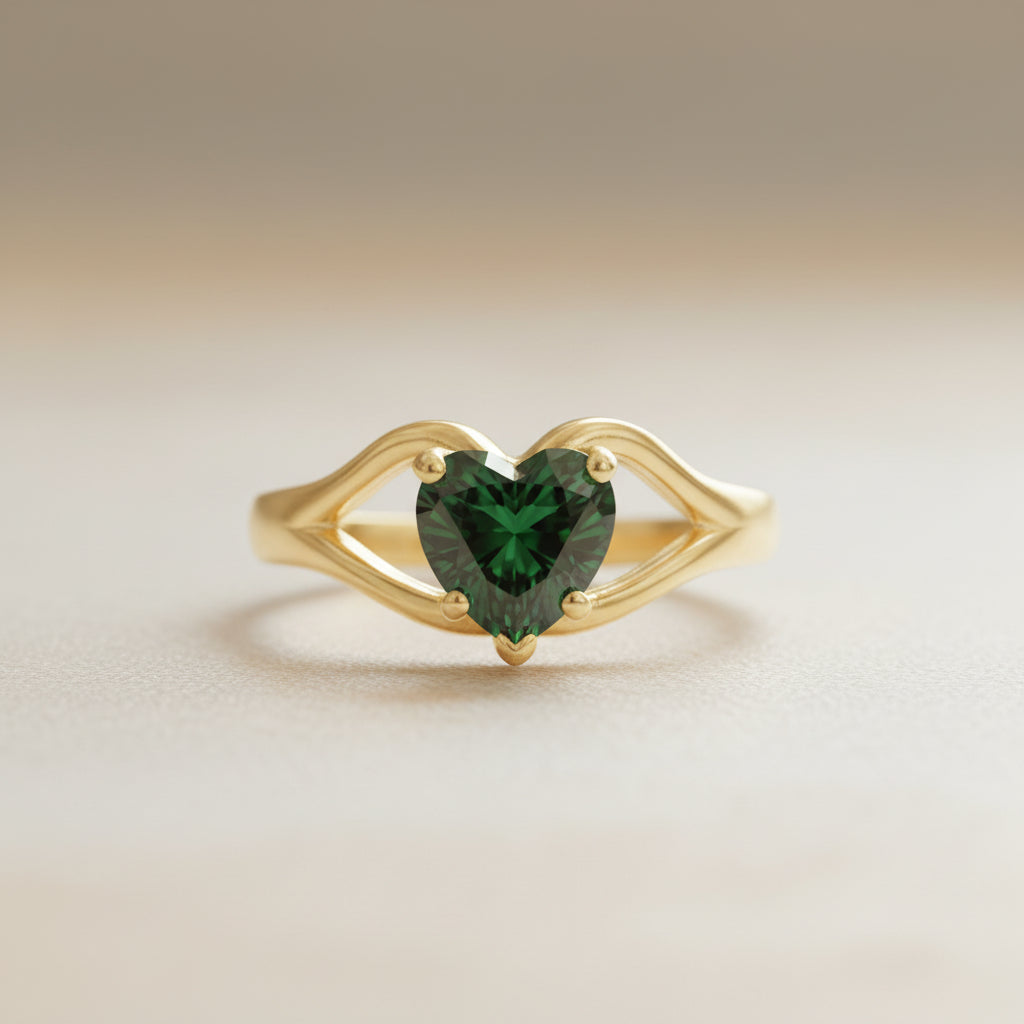 Cherished Memories Ring<br>Heart Cut • Small 6mm