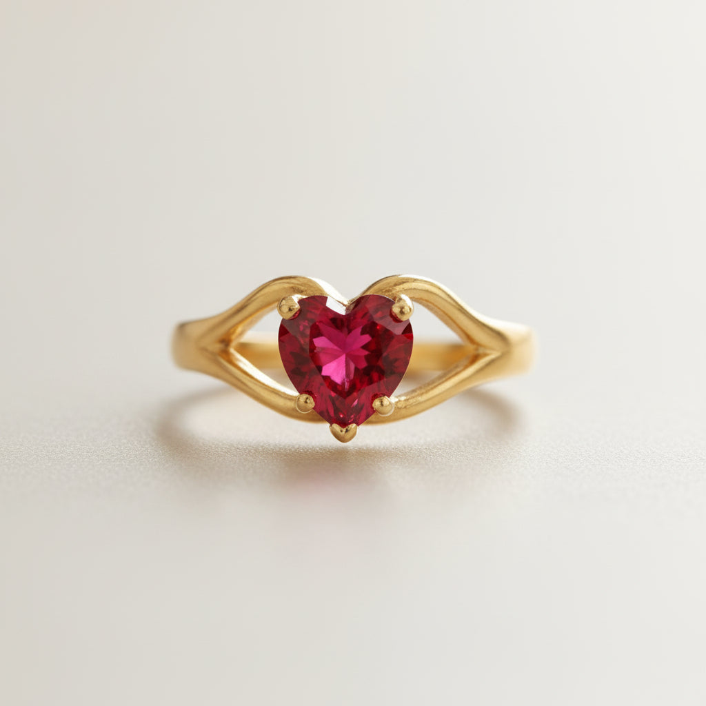 Cherished Memories Ring<br>Heart Cut • Small 6mm