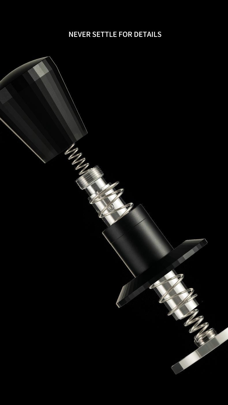Black Myth Impact Tamper - 30LB Constant Force Spring Espresso Tamper Under $49