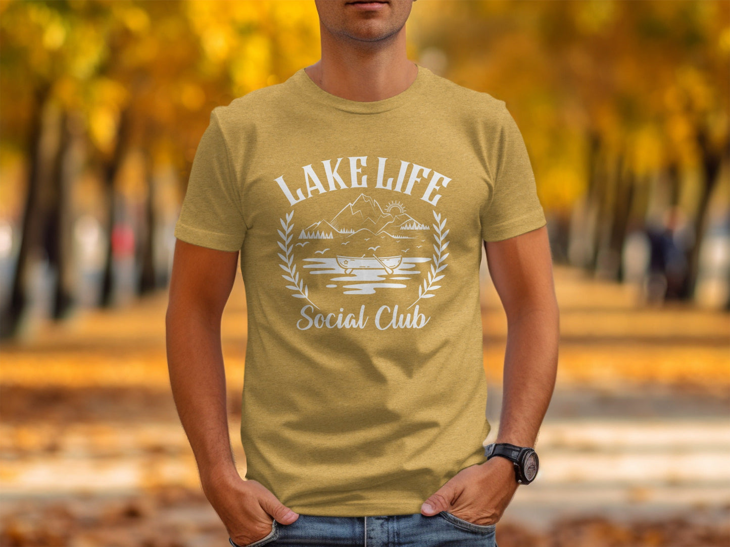 Lake Life Social Club Boating Outdoor Activity T-Shirt