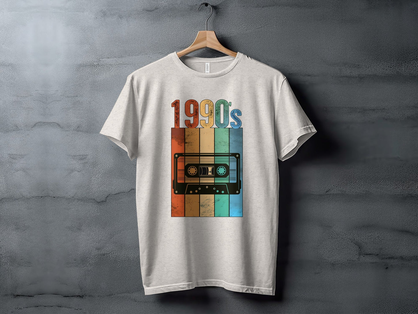 Vintage Cassette Tape with 1990s Design Retro T-Shirt
