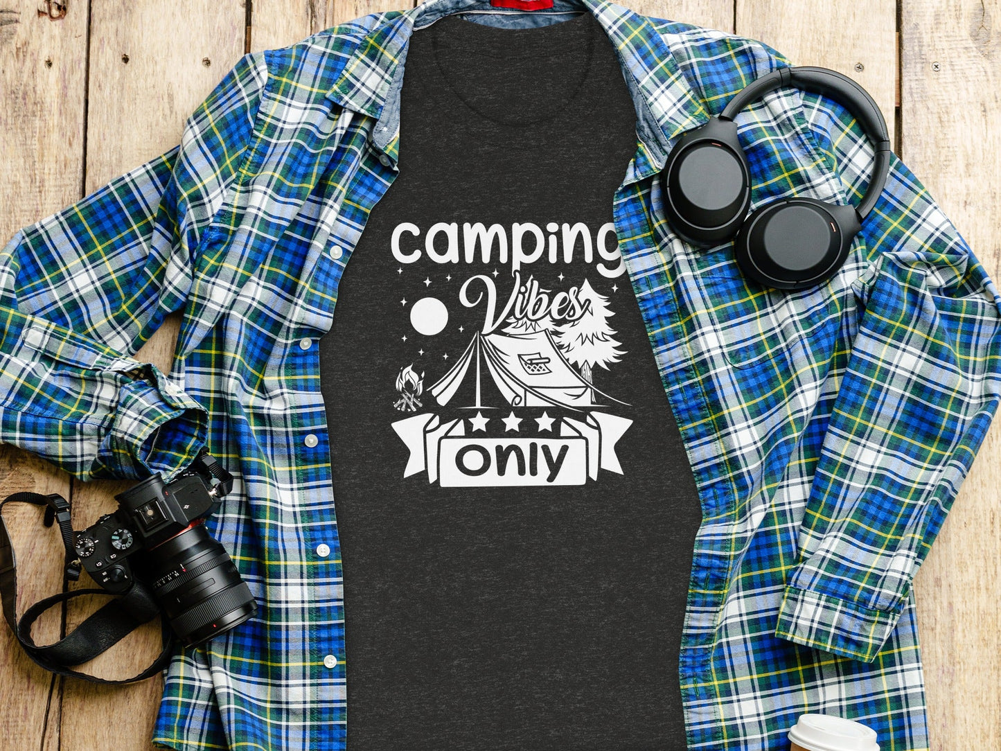 Camping Vibes Only Night Under the Stars T-Shirt