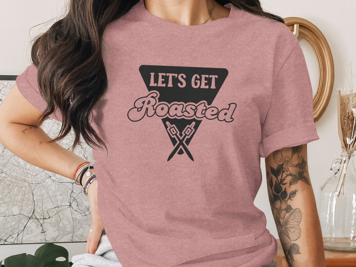 Let's Get Roasted Marshmallow Roasting Sticks T-Shirt