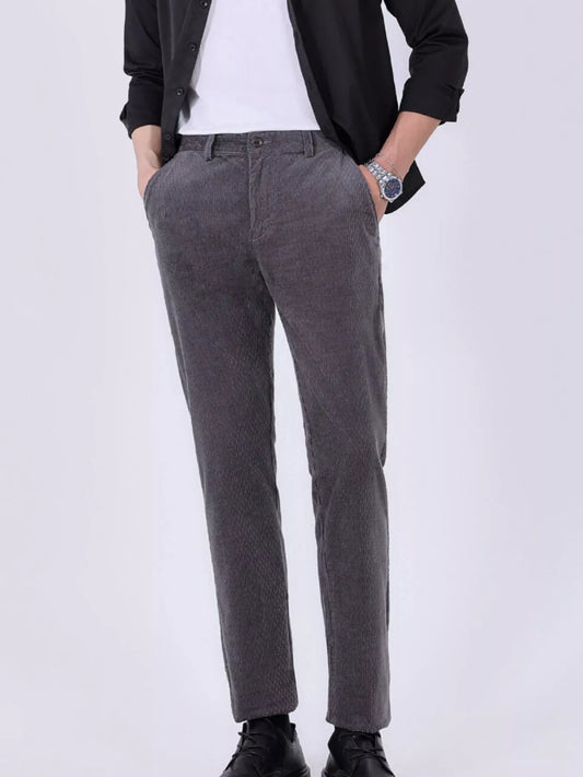 Men's Casual Straight-Leg Pants
