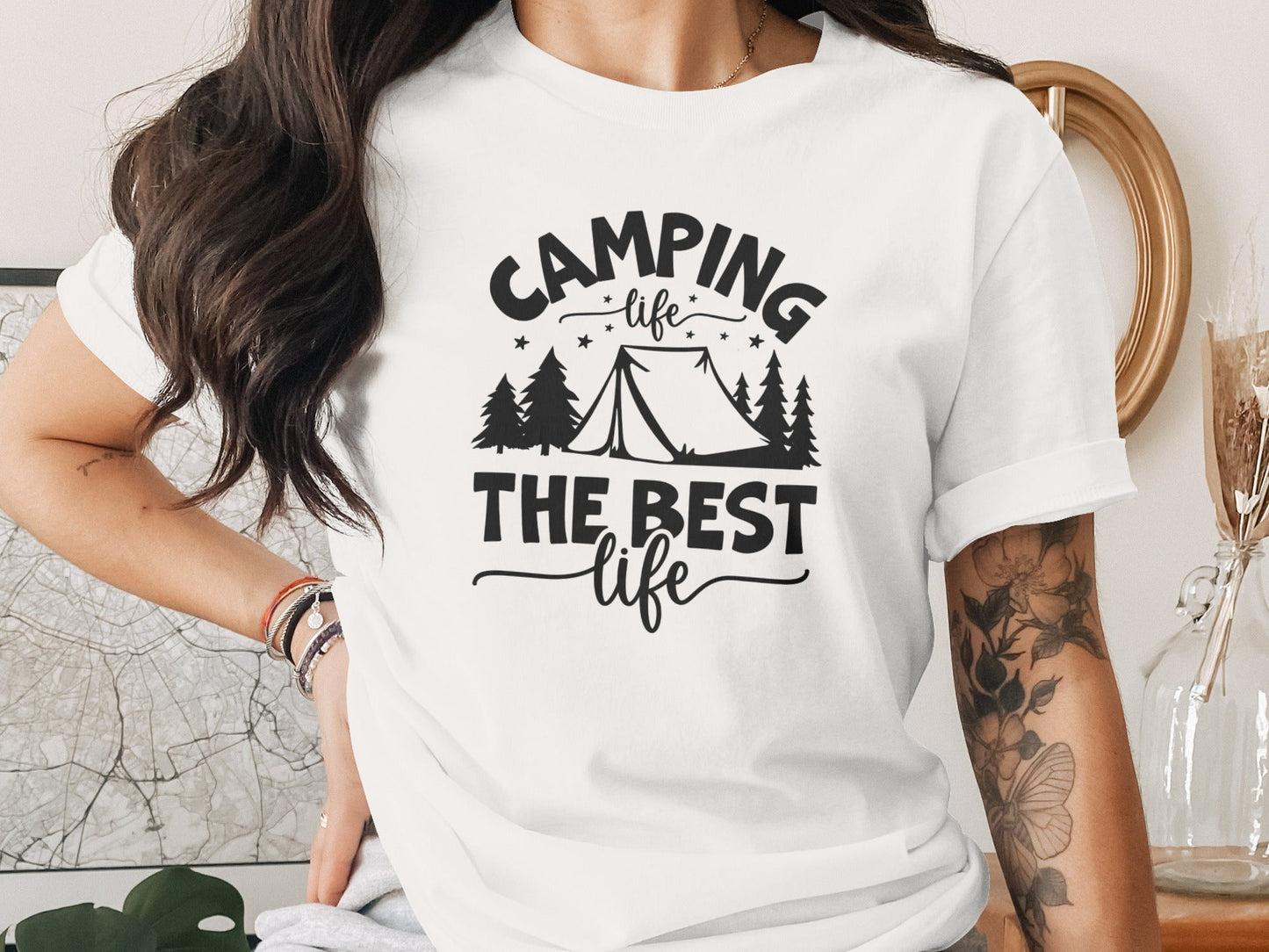 Camping Life The Best Life Outdoor Adventure T-Shirt