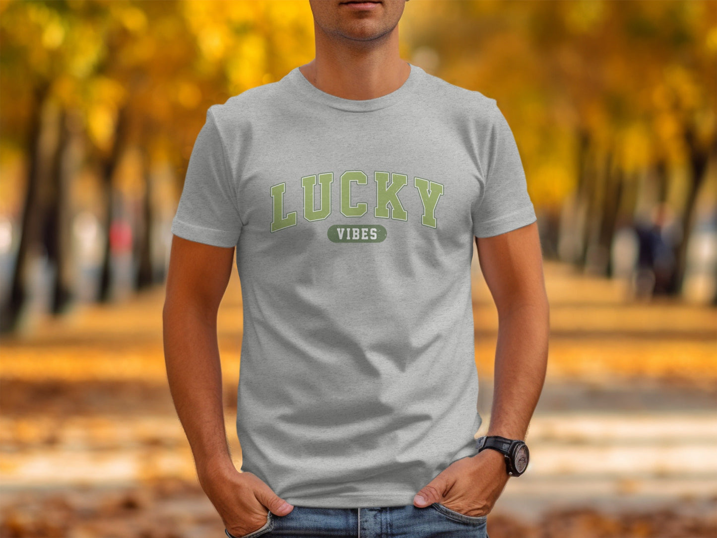 Lucky Vibes T-Shirts, Good Luck T Shirts, Positive Vibes Tees, Trendy Luck Shirts, Lucky Graphic Tees, Casual Lucky T Shirts