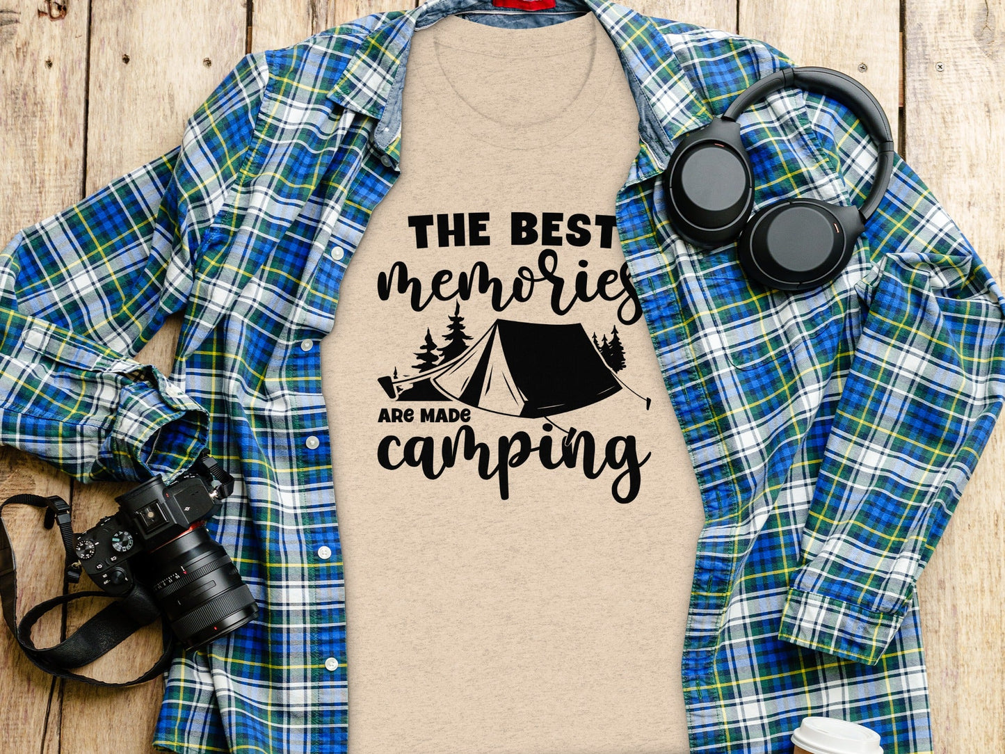 The Best Memories Are Made Camping Outdoors T-Shirt
