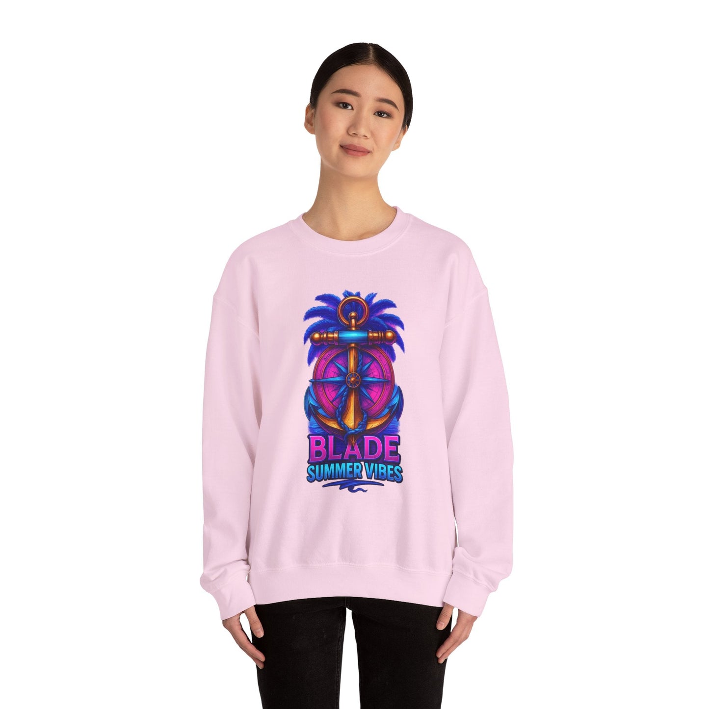 Anchor Compass Unisex Crewneck Sweater