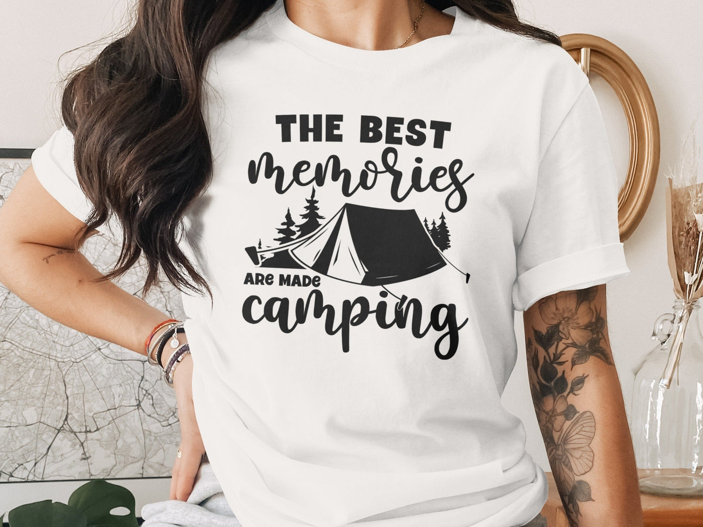 The Best Memories Are Made Camping Outdoors T-Shirt
