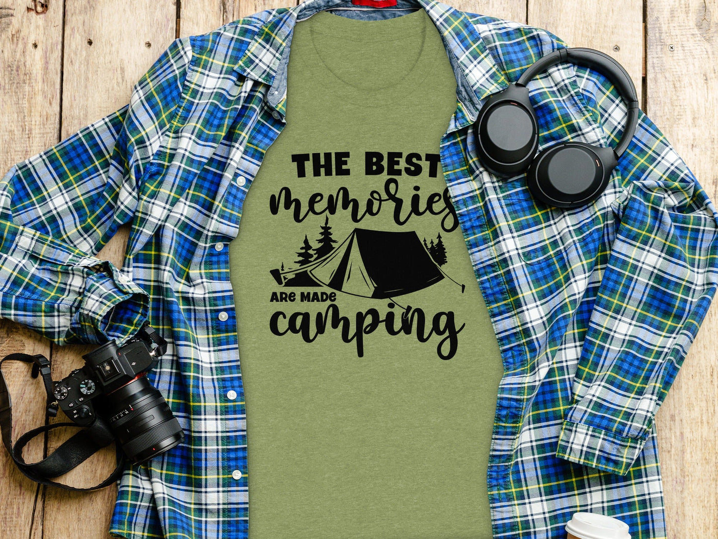 The Best Memories Are Made Camping Outdoors T-Shirt
