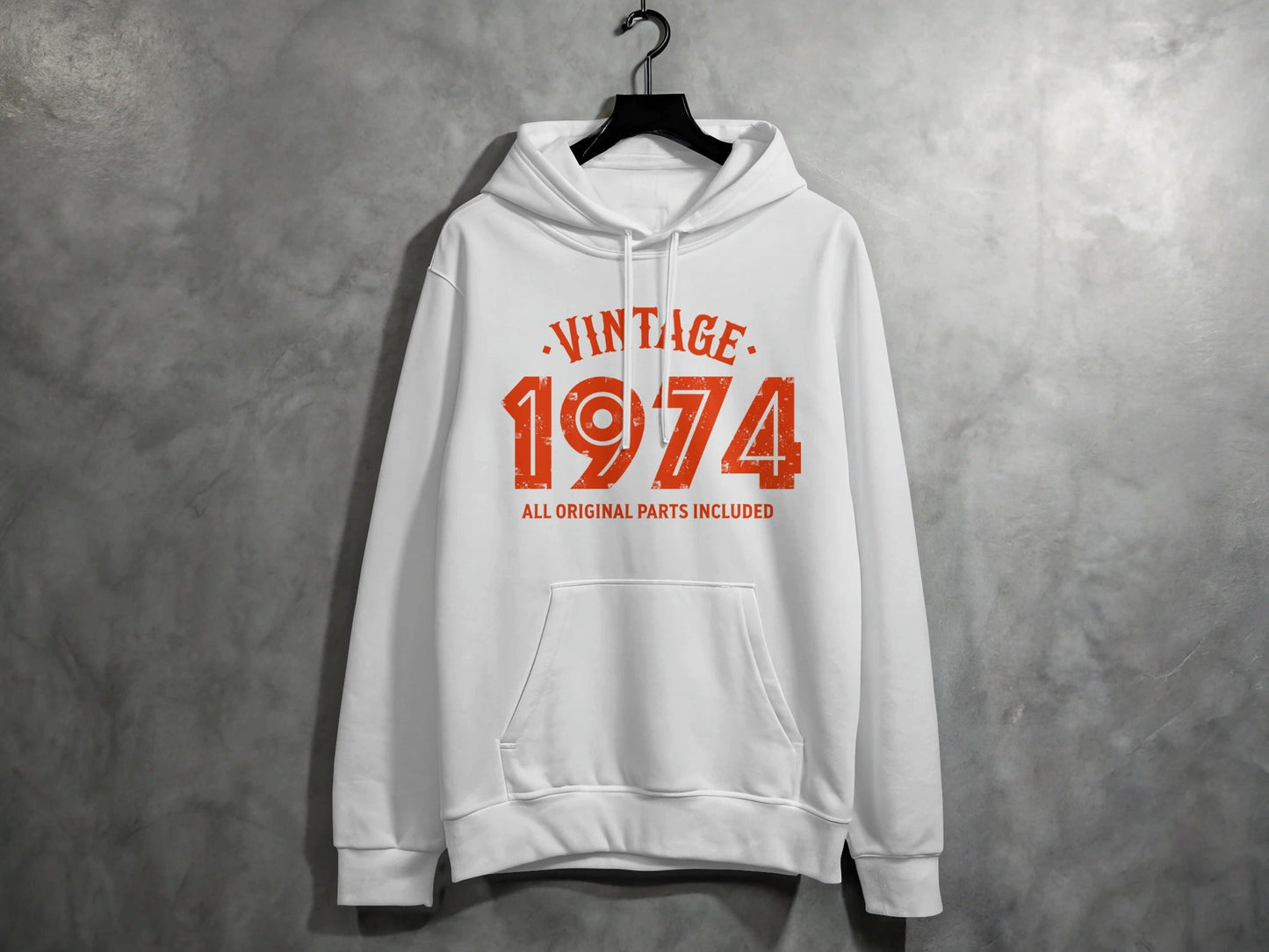 Vintage 1974 All Original Parts Included Design Hoodie