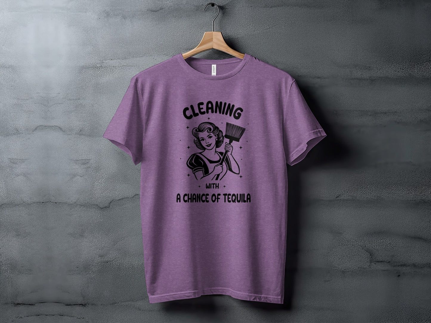 Cleaning With A Chance Of Tequila Inspired Art T-Shirt