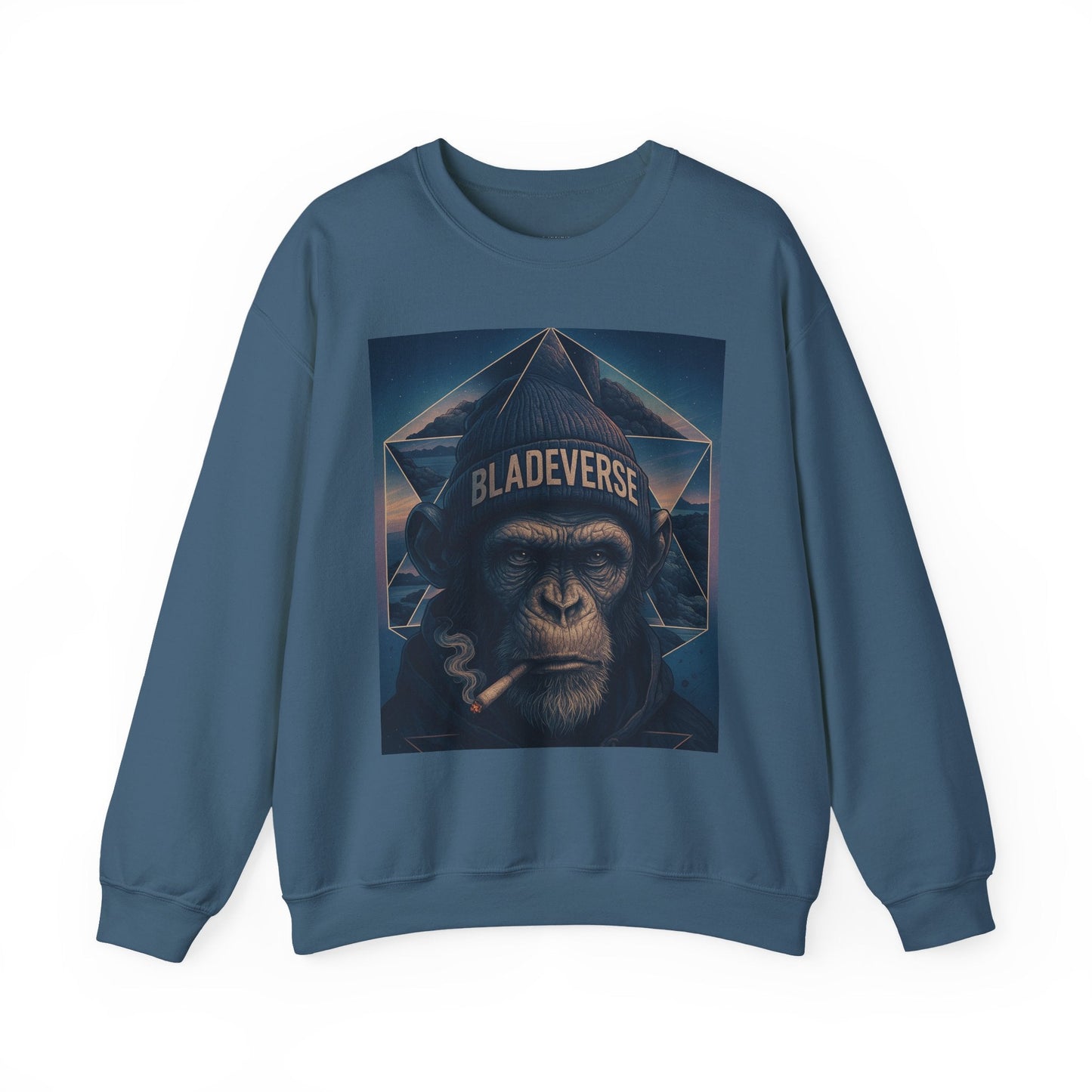 Bladeverse Galactic Weed/Pot Monkey Version 2 Unisex Crewneck Sweater