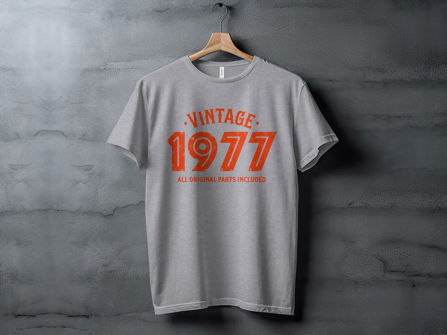 Vintage 1977 All Original Parts Included Design T-Shirt