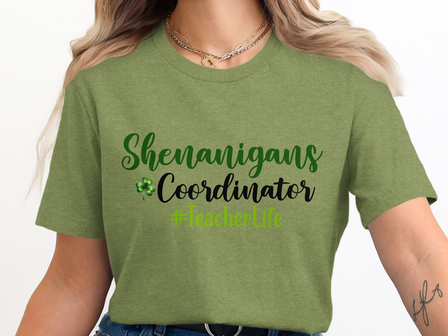 Shenanigans Coordinator Teacher Life St Patricks Day T-Shirt