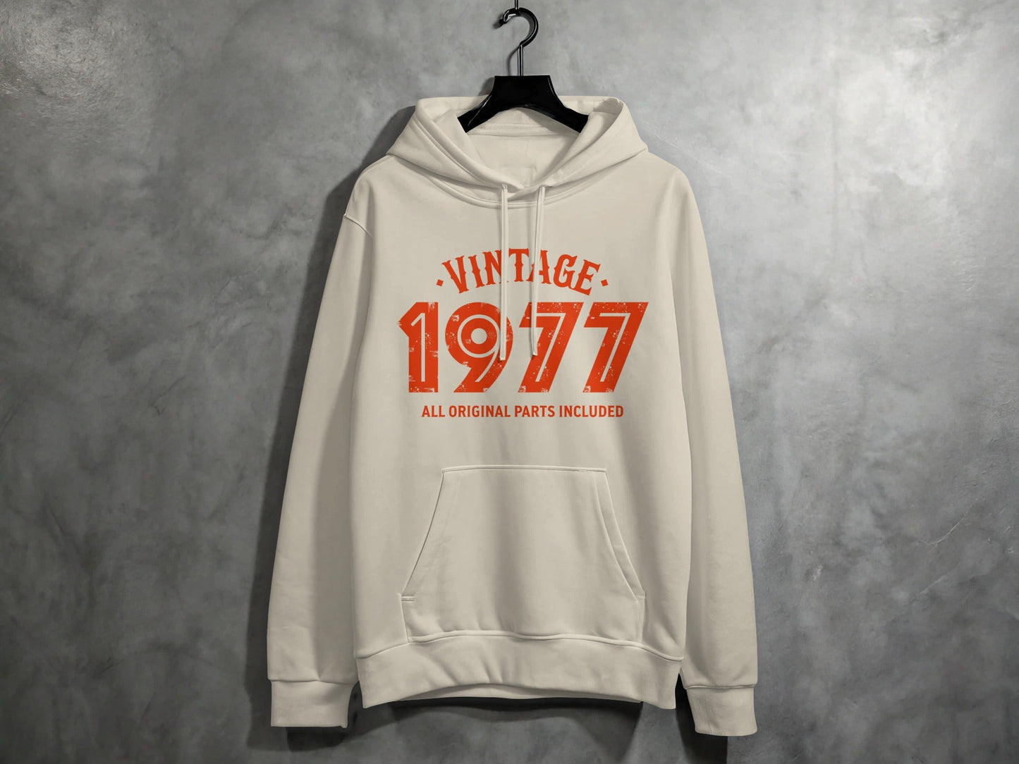 Vintage 1977 All Original Parts Included Design Hoodie