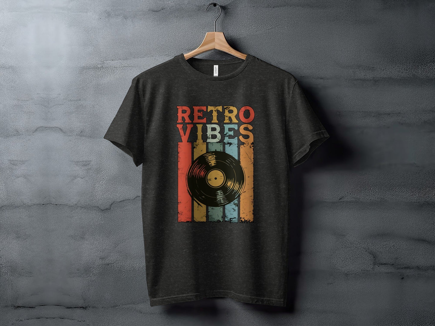 Retro Vibes Vinyl Record Music Lover Gift T-Shirt
