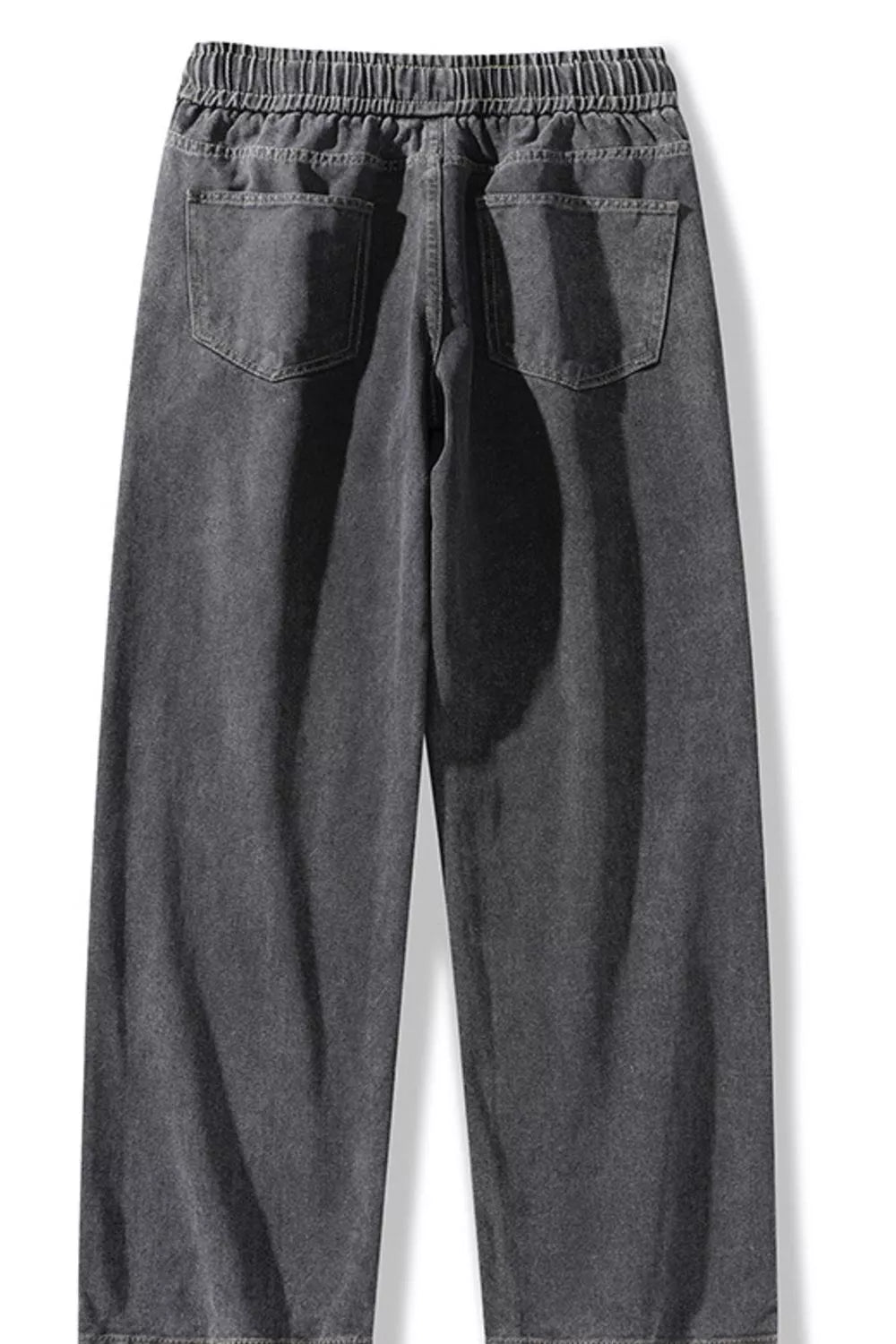 Men's Full Size Wash Loose Fit Jeans Plus Size