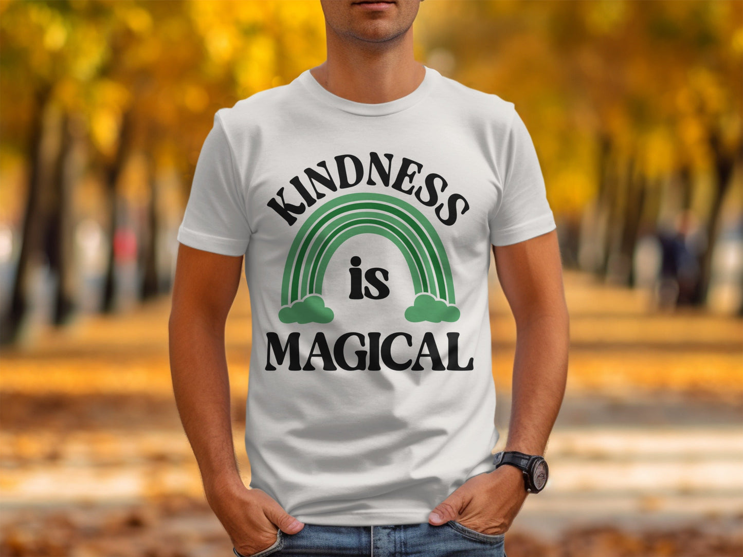 Kindness Is Magical Statement Fashion Graphic T-Shirt