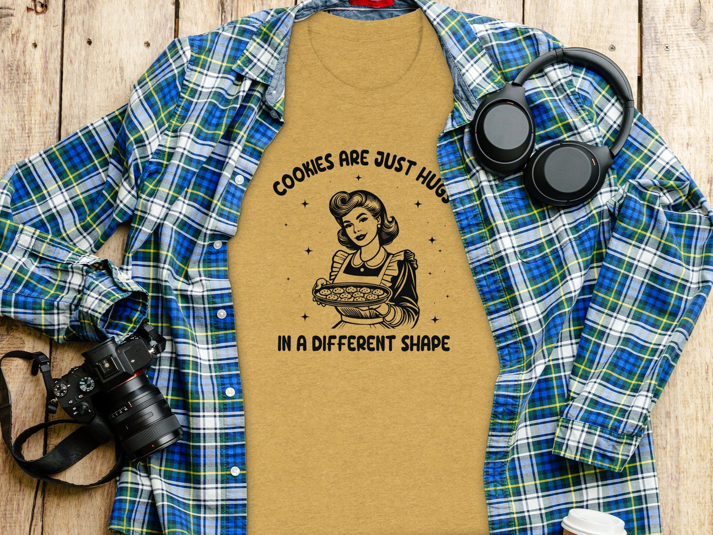 Cookies Are Just Hugs In A Different Shape Graphic T-Shirt