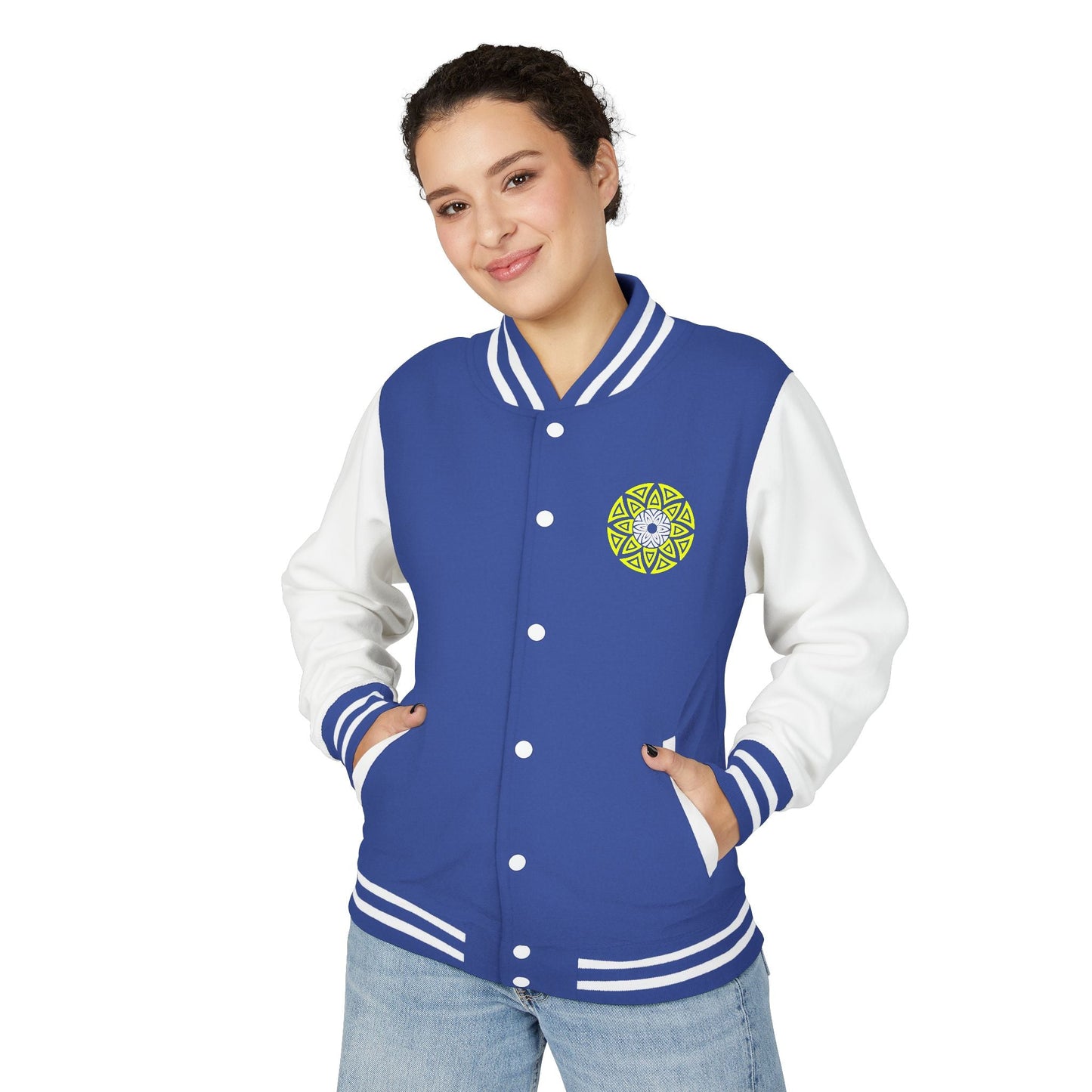 Blade 45 Golden Yellow/White Letterman Jacket
