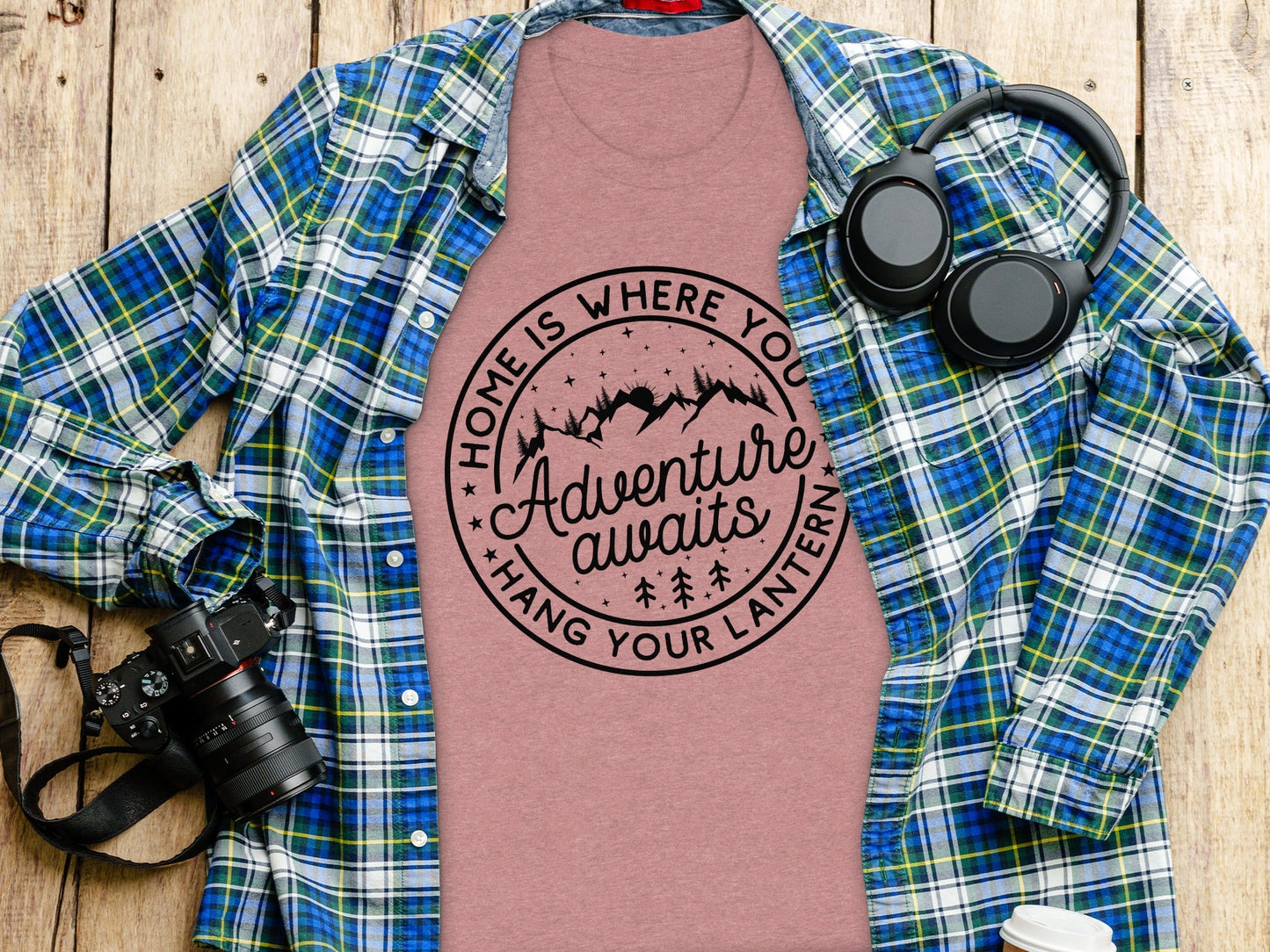 Home Is Where You Hang Your Lantern Adventure Awaits T-Shirt