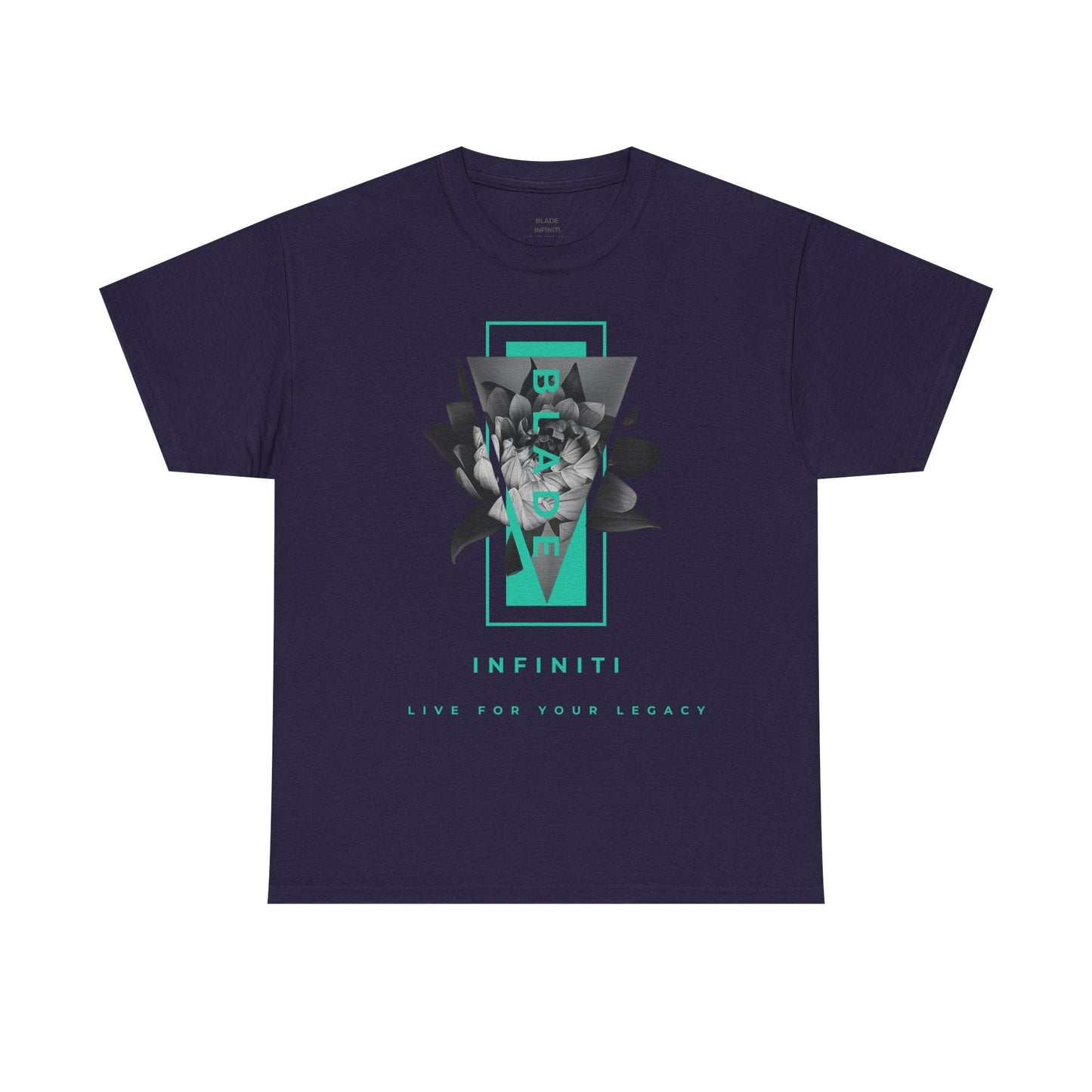 Flora Essence Aqua Teal TX Floral T-Shirt