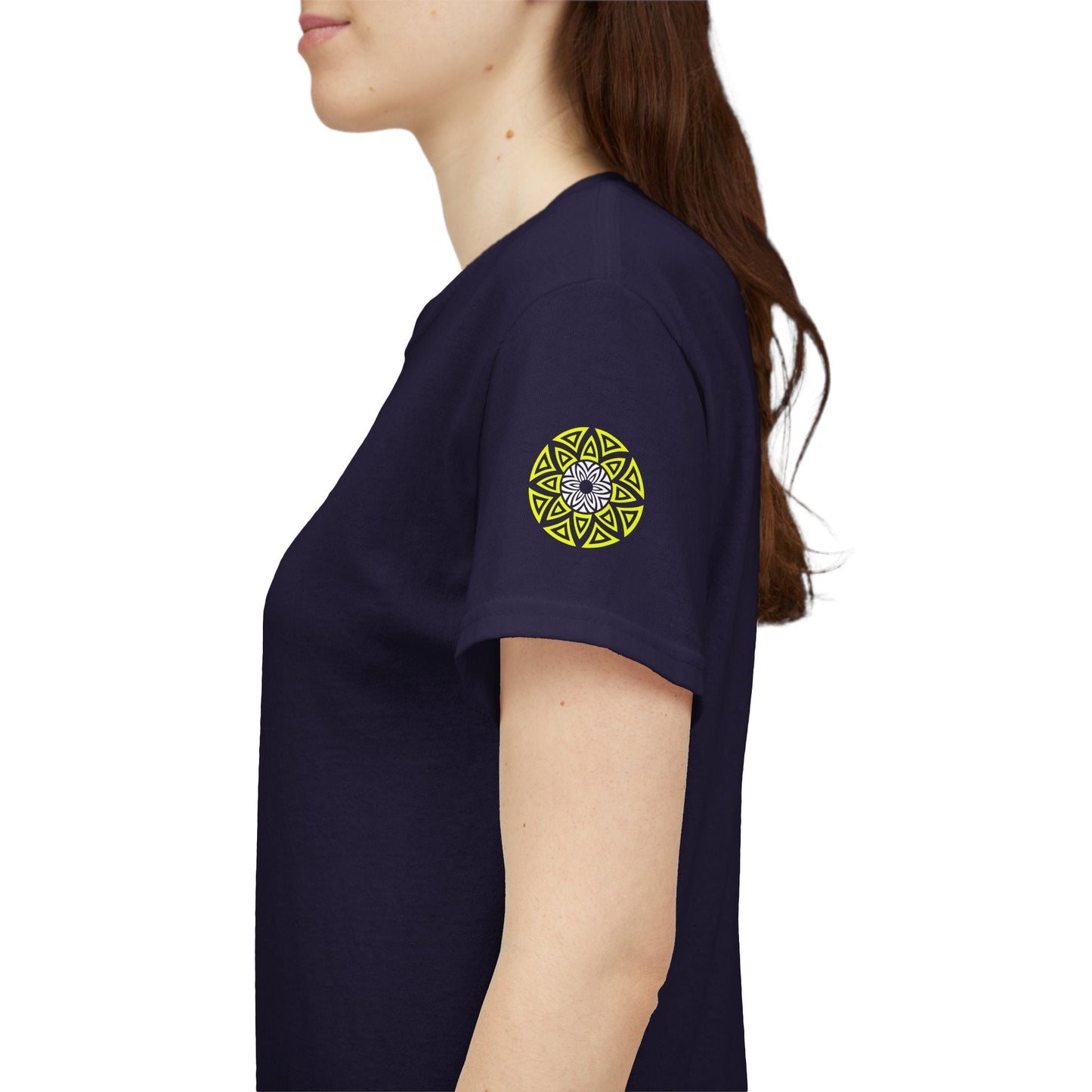 Geometric Odyssey Neon Green TX T-Shirt