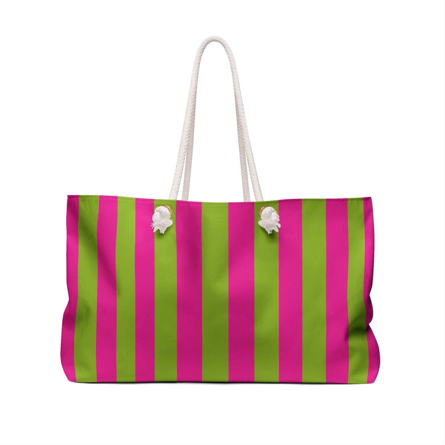 Stylish VACANCES Weekender Bag, Magenta/Green