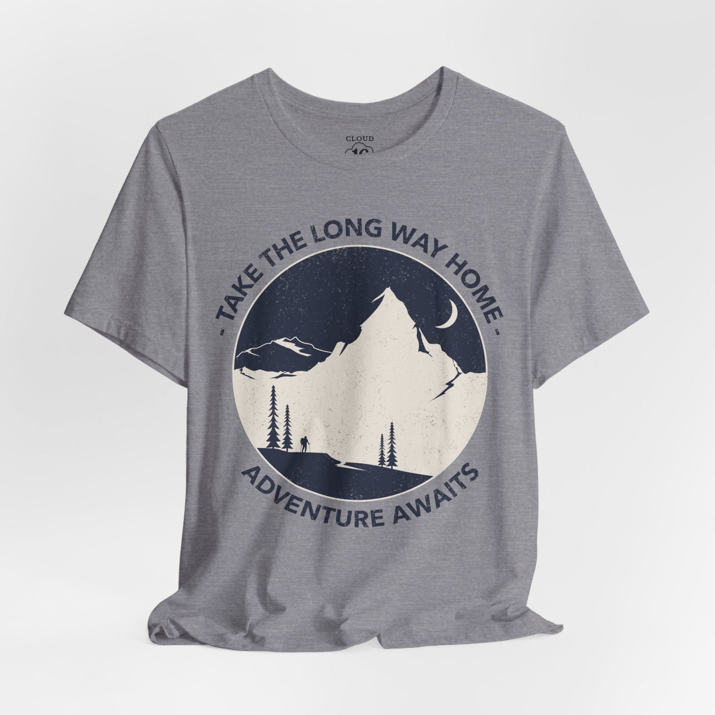 Adventure Awaits Graphic Tee - Unisex Outdoor Travel Shirt