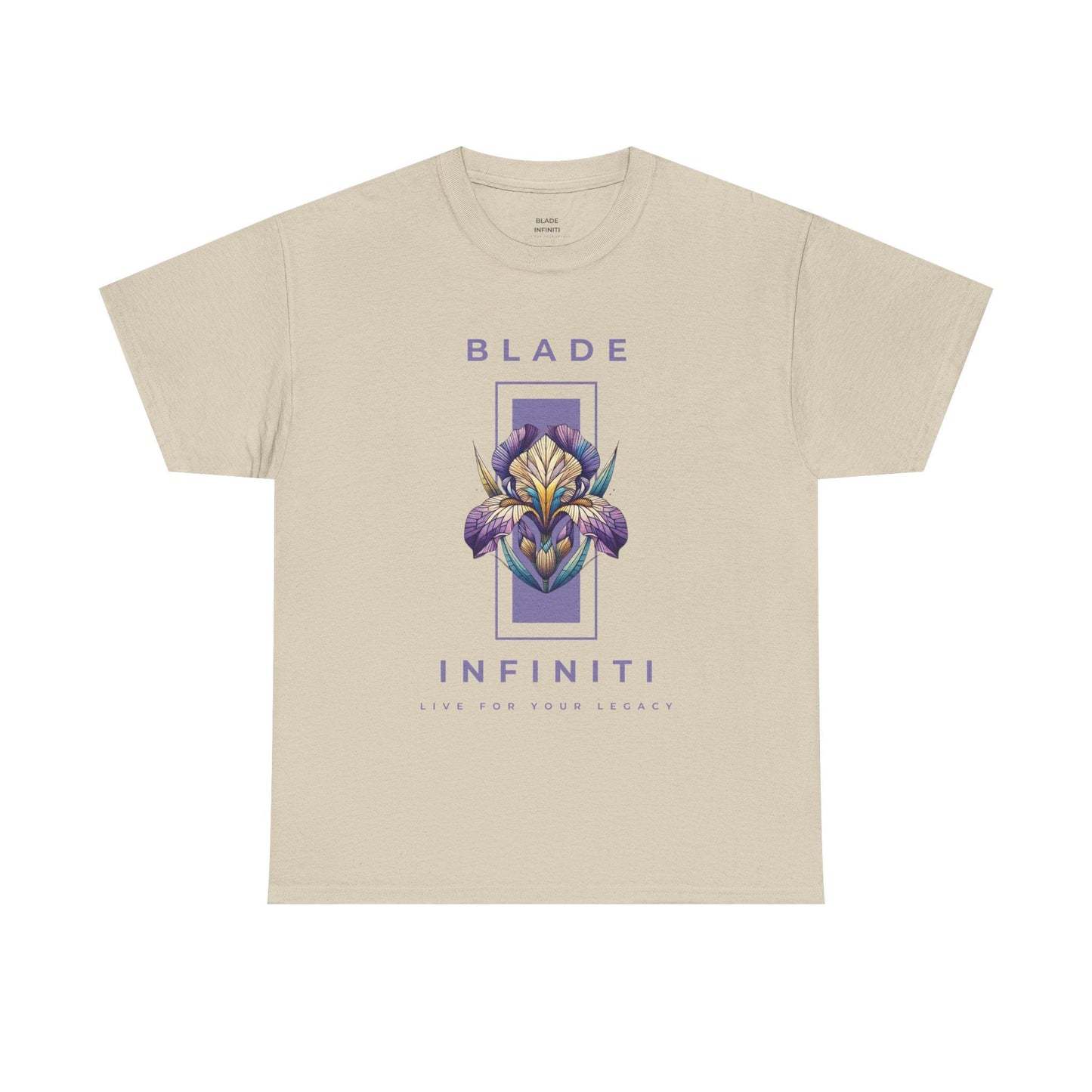 Essence of Infiniti Purple/Teal/Yellow Floral T-Shirt
