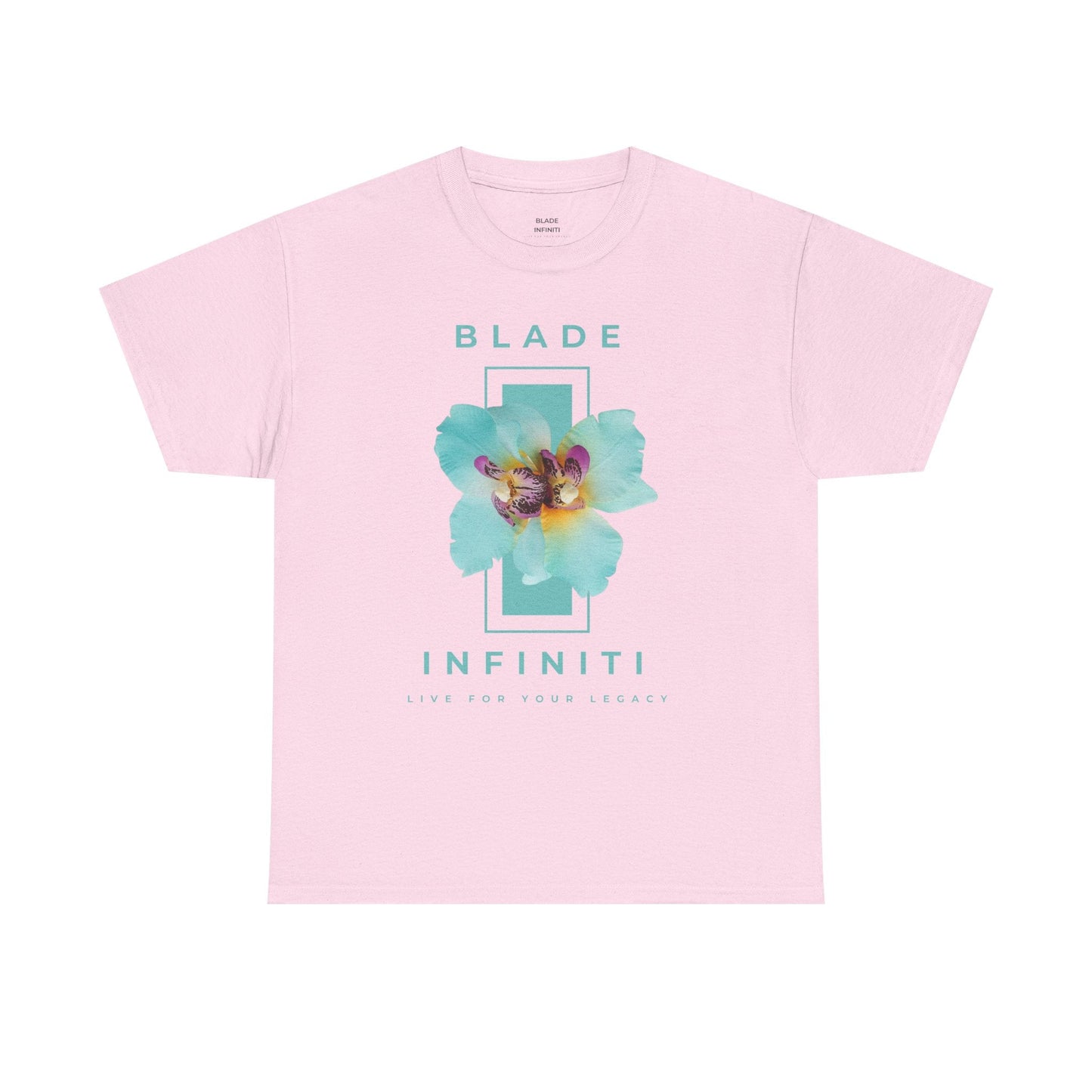 Essence of Infiniti Light Aqua Floral T-Shirt