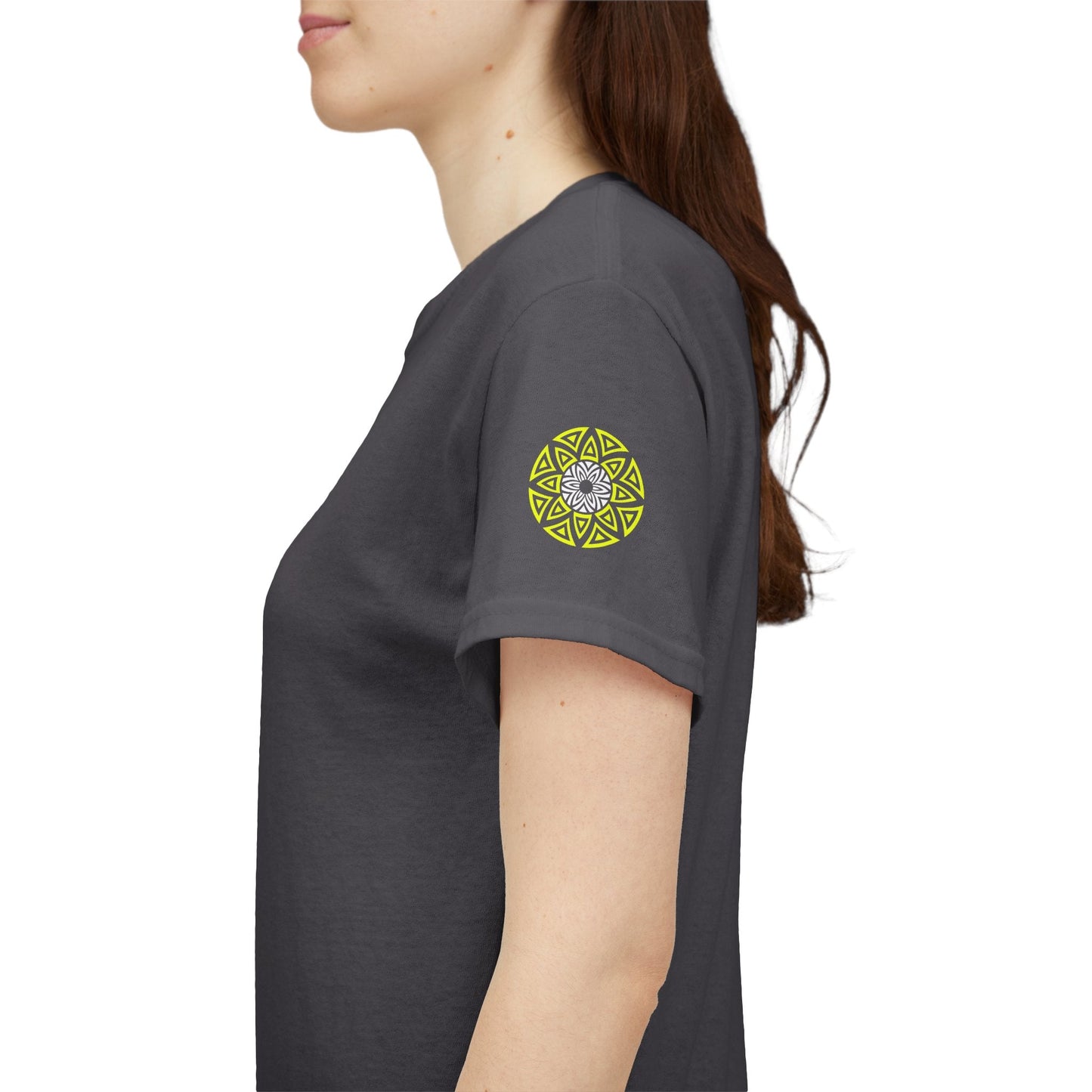 Geometric Odyssey Neon Green TX T-Shirt