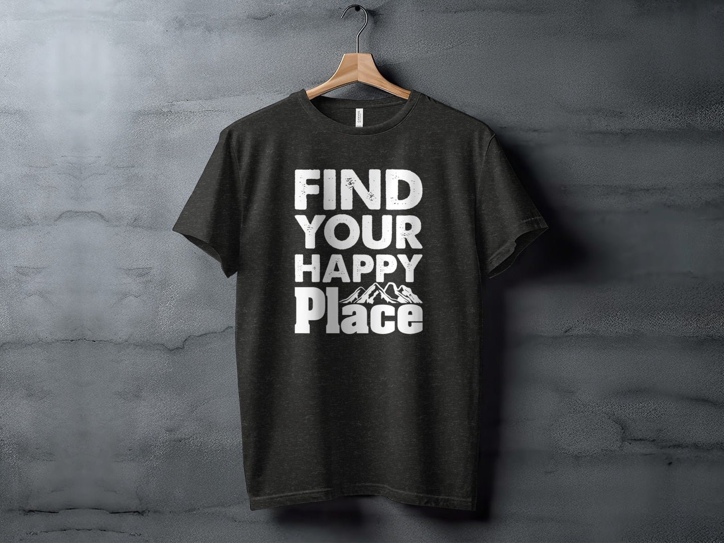 Find Your Happy Place with Mountain T-Shirt