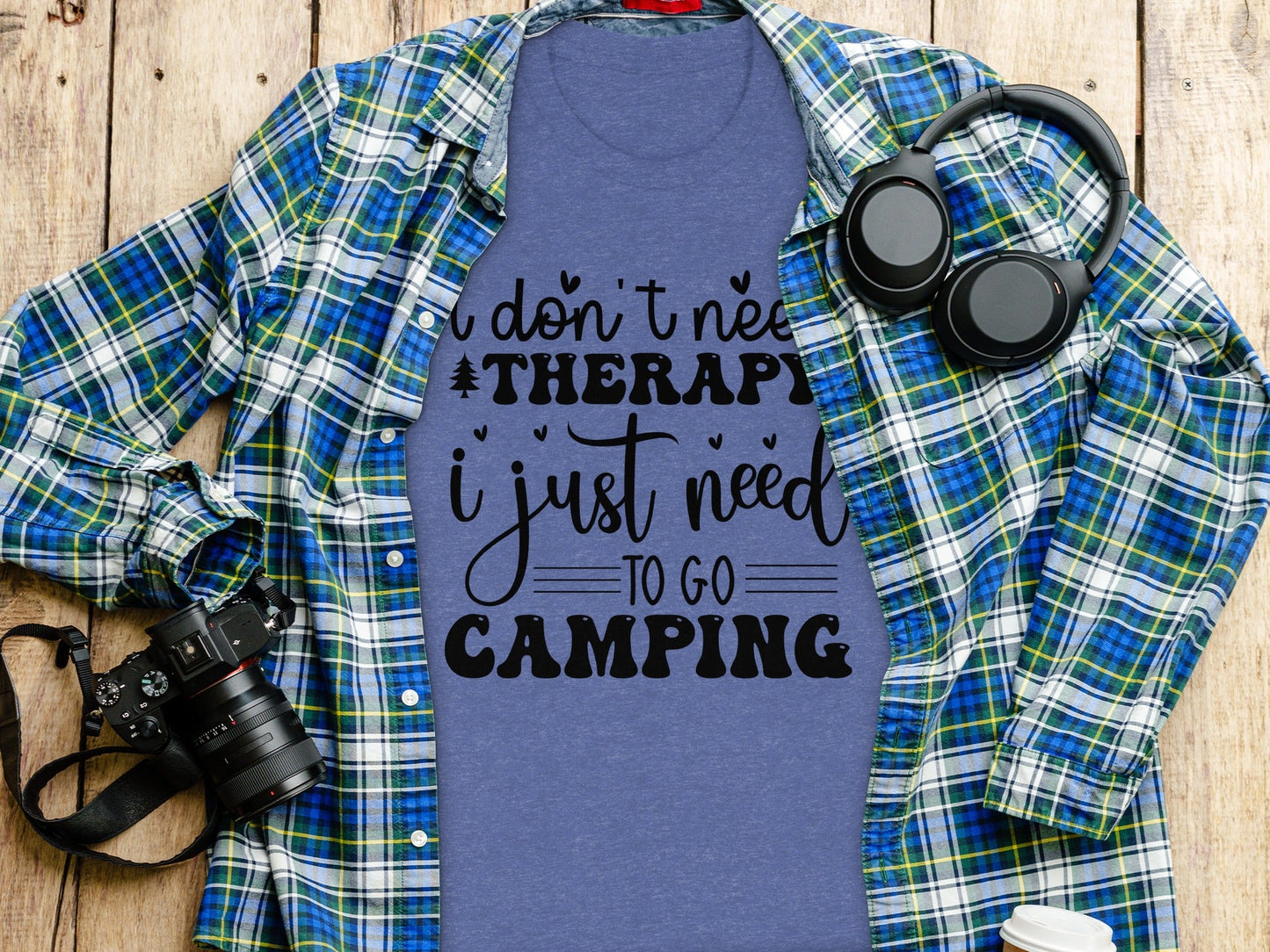 I Don't Need Therapy Just Camping Adventure T-Shirt