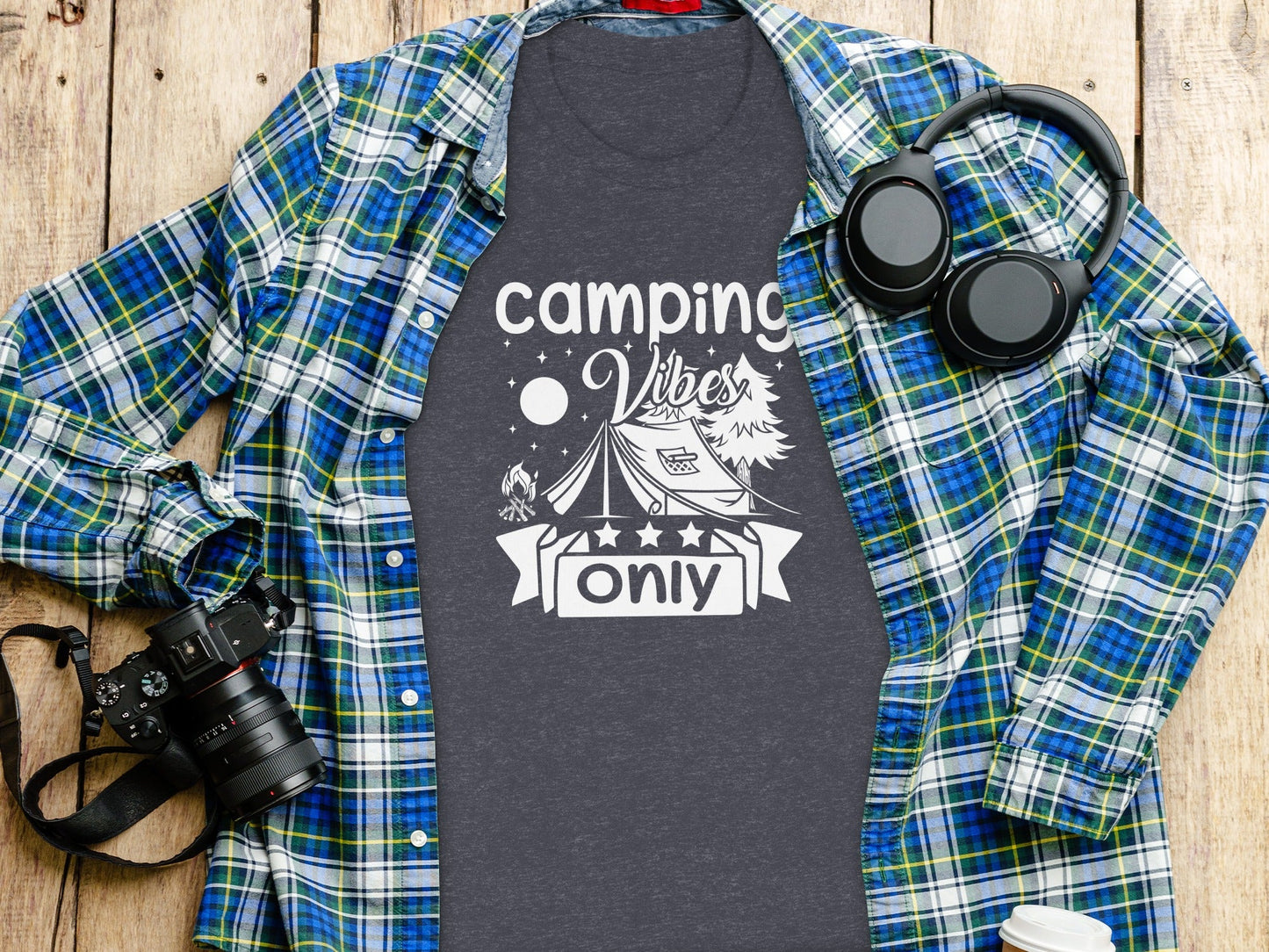 Camping Vibes Only Night Under the Stars T-Shirt