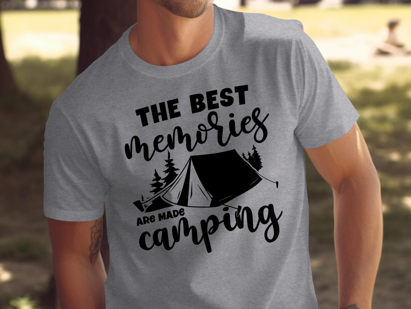 The Best Memories Are Made Camping Outdoors T-Shirt