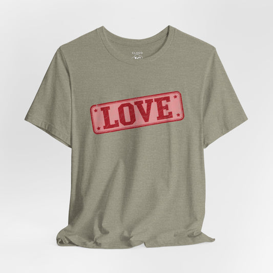 Love T-Shirt - Vintage Distressed Love Graphic Tee